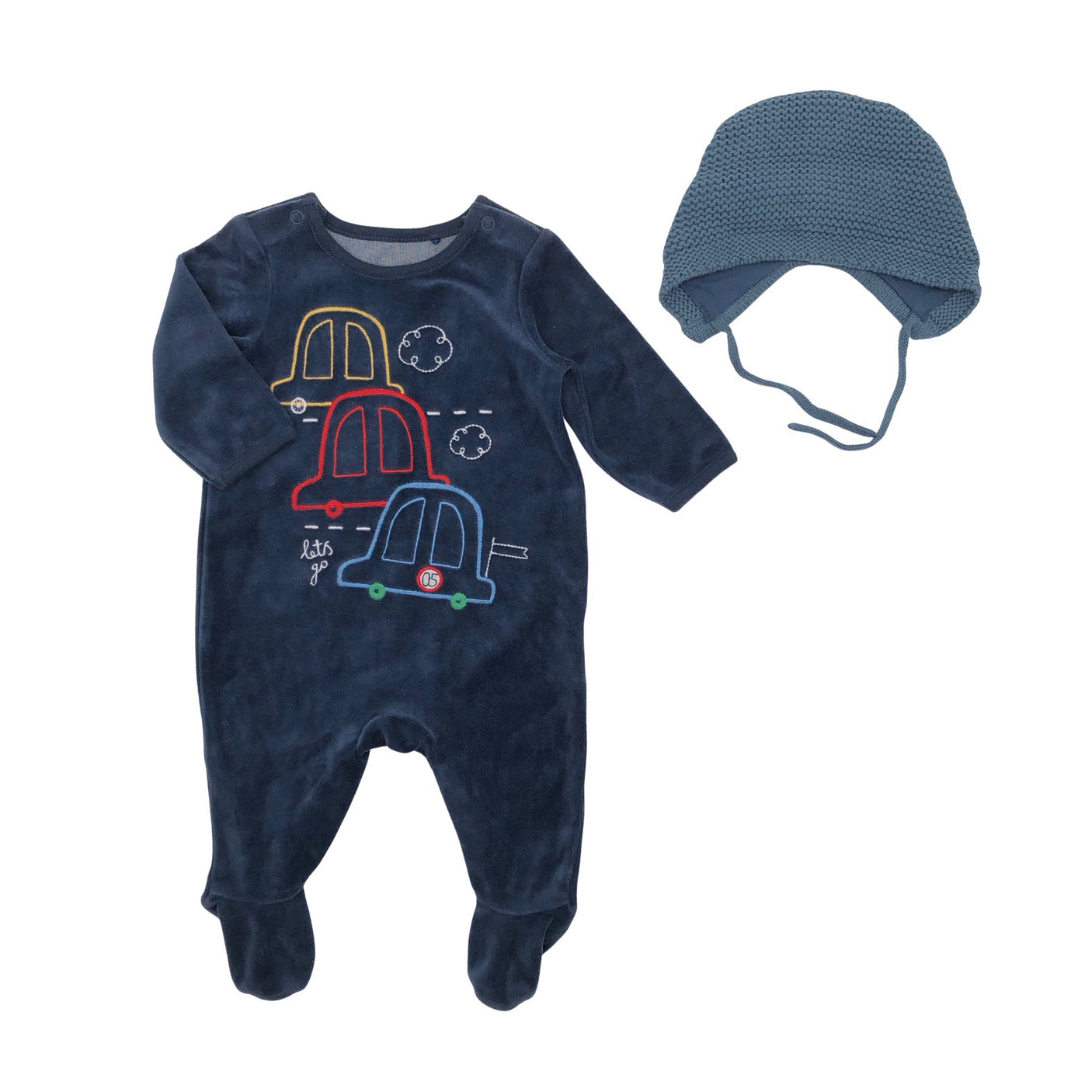 Unisex Mothercare - Overalls, size 56 - 62 - Blue (1)