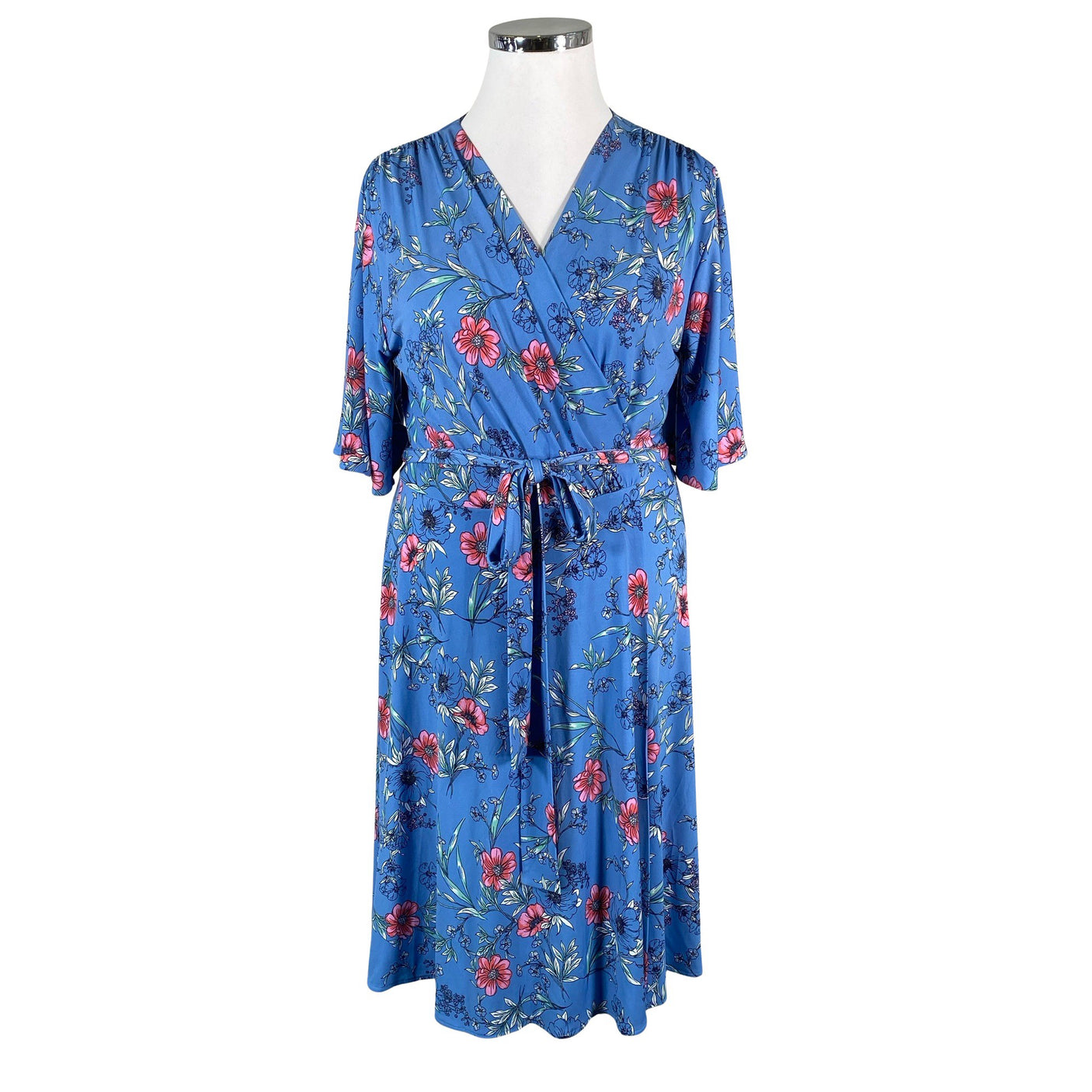 Unisex Donna Nordica - Tricot dress, size 42 - Blue (1)