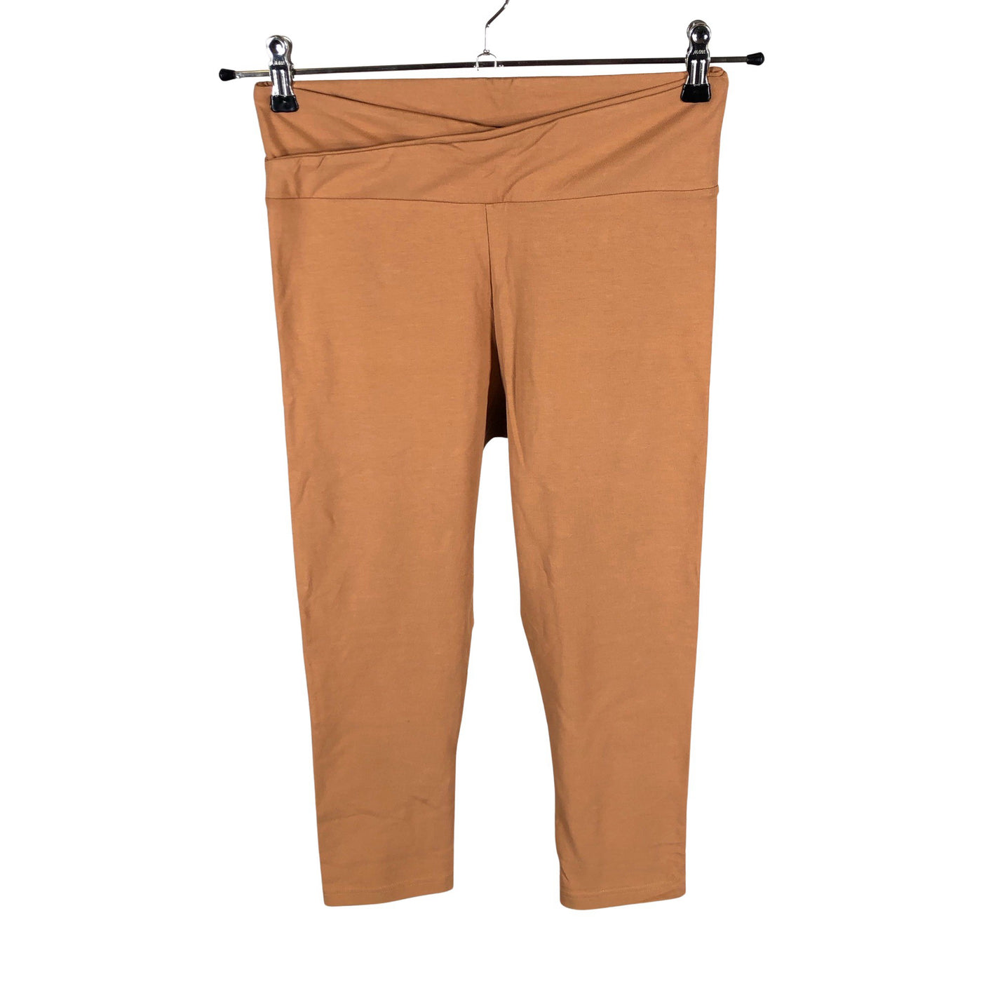 Unisex NOSH - Tricot capri pants, size 36 - Brown (1)