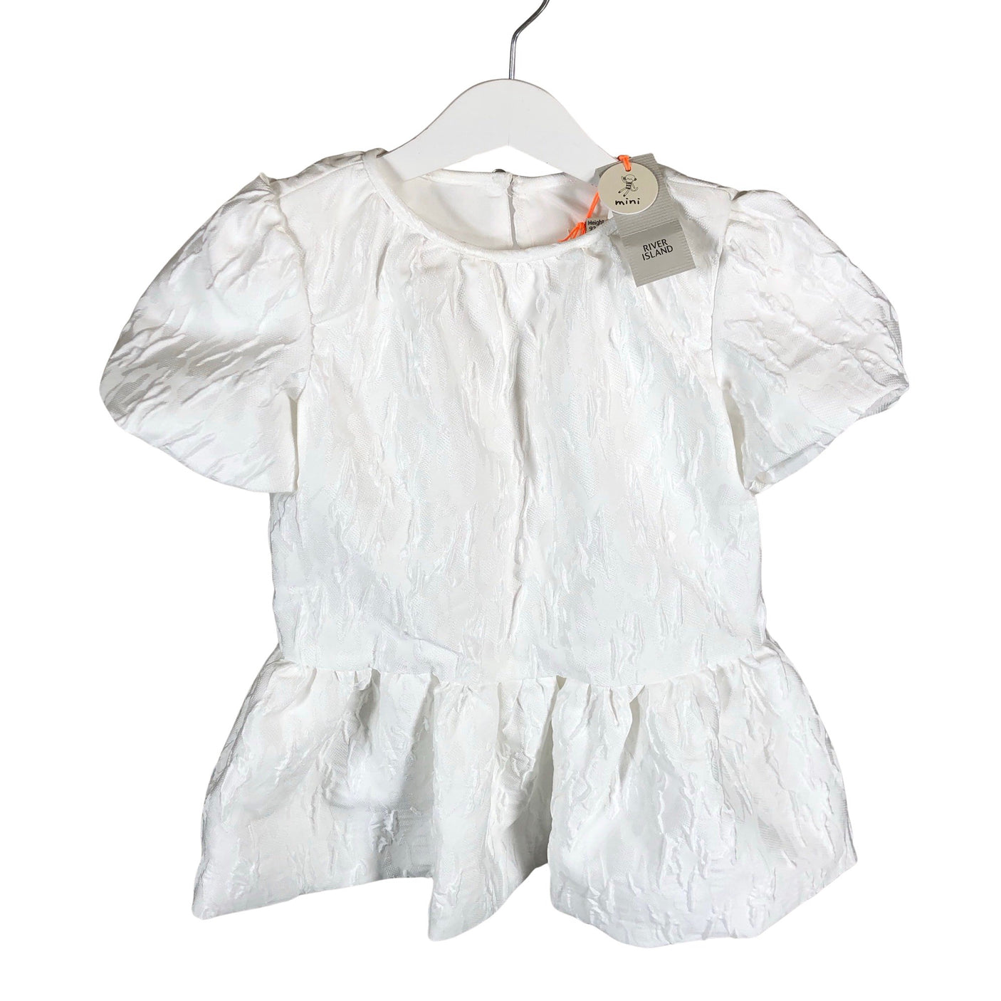 Unisex River Island - Short-sleeved blouse, size 86 - 92 - White (1)