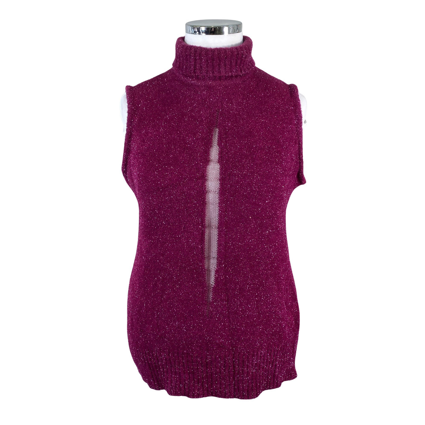 Unisex La Perla - Sweater, size 44 - Wine red (1)