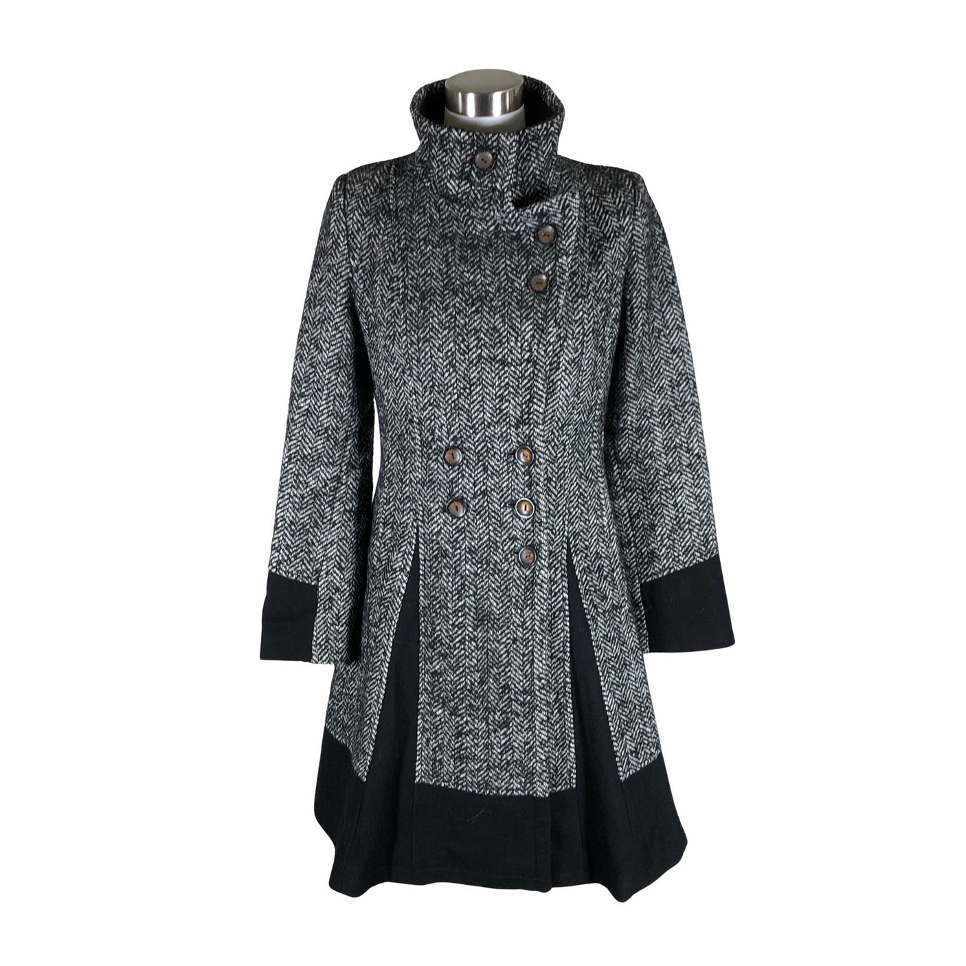 Unisex Jan Kuperus - Wool coat, size 38 - Black (1)