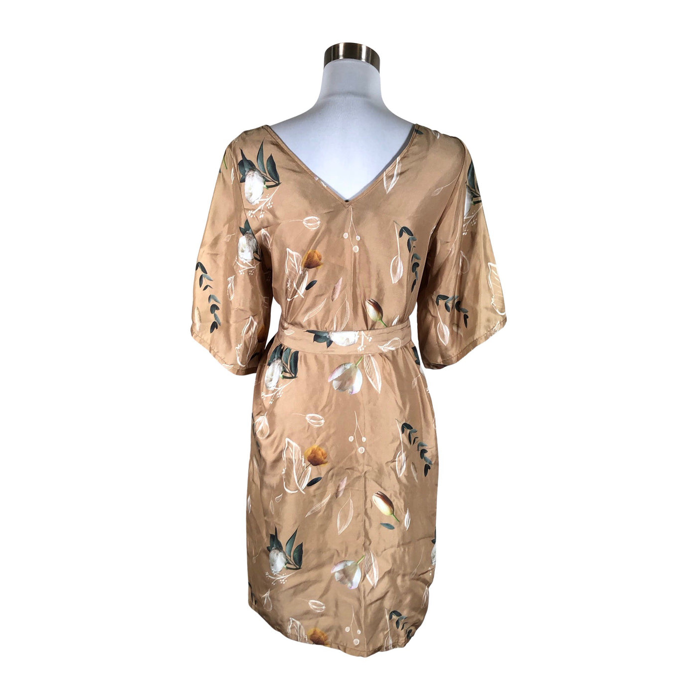 Unisex Uhana Design - Schiffon dress, size 32 - Brown (2)