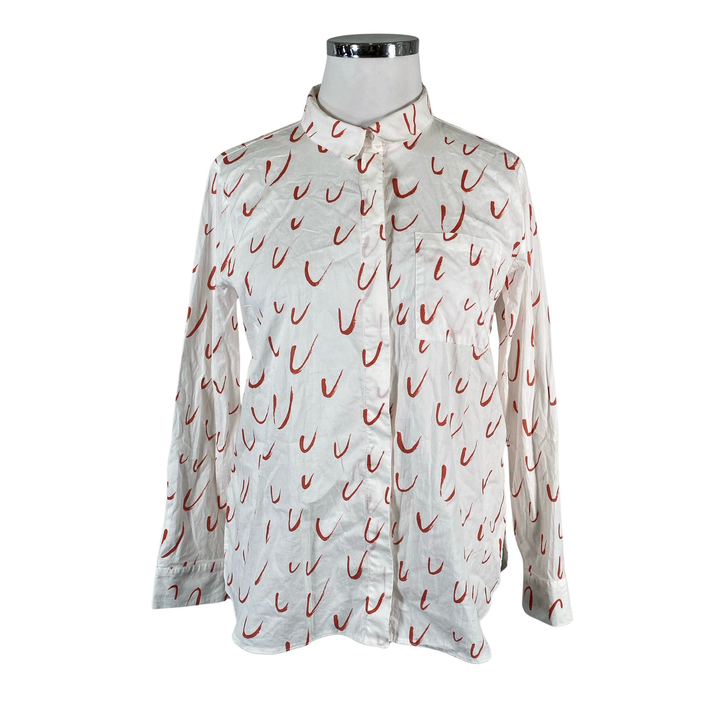 Unisex Nanso - Collared shirt, size 42 - White (1)