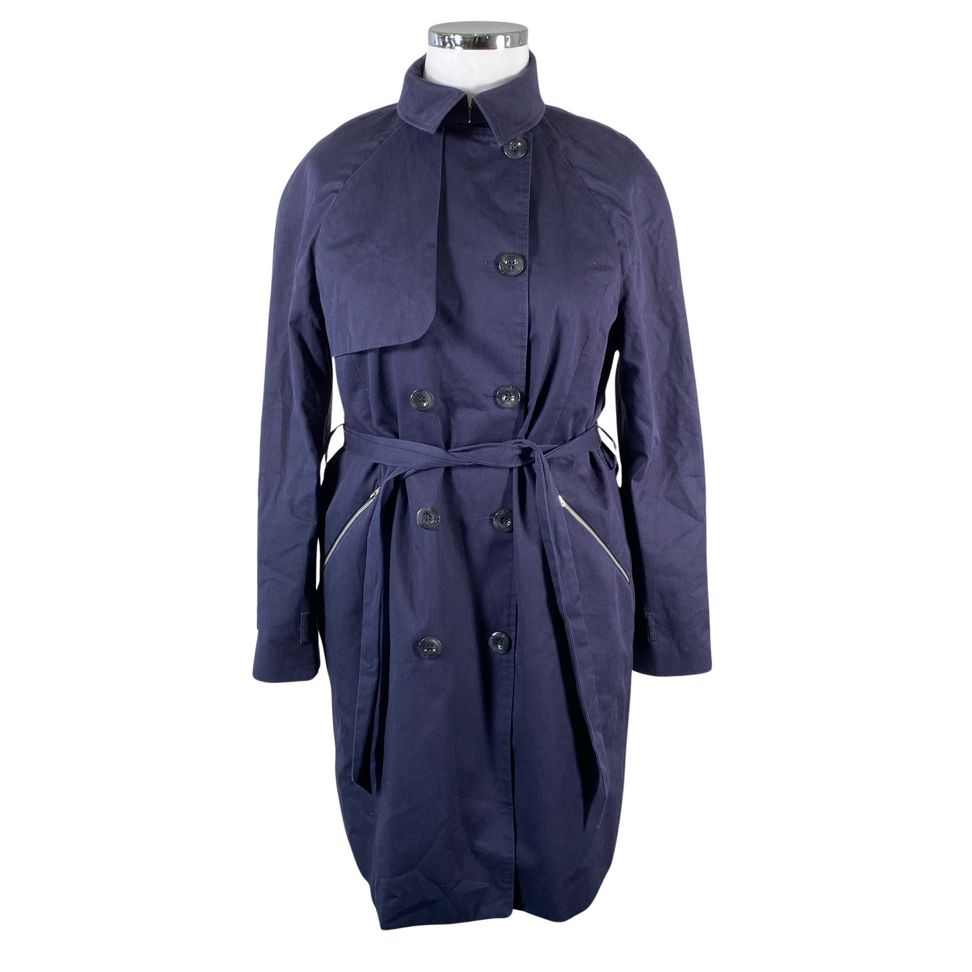 Unisex Tiger of Sweden - Trench coat, size 42 - Blue (1)