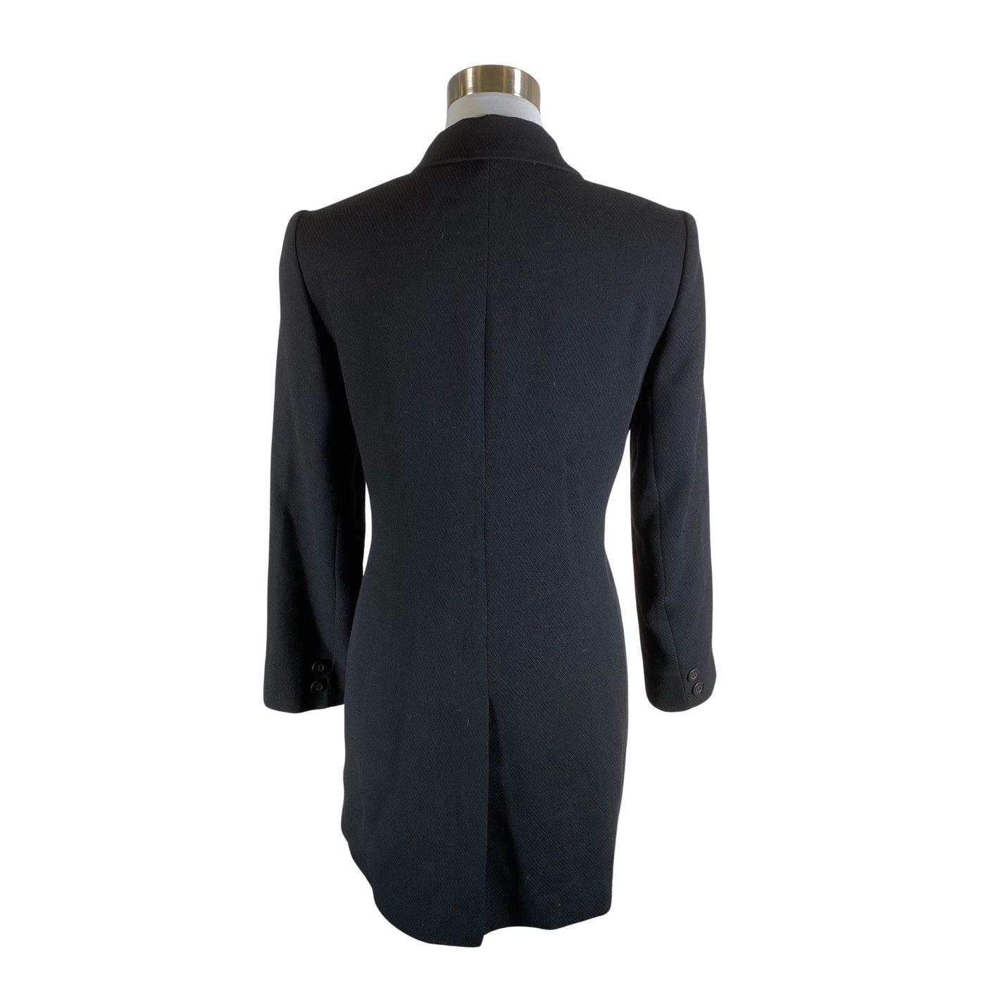 Unisex Avenue - Wool coat, size 34 - Black (2)