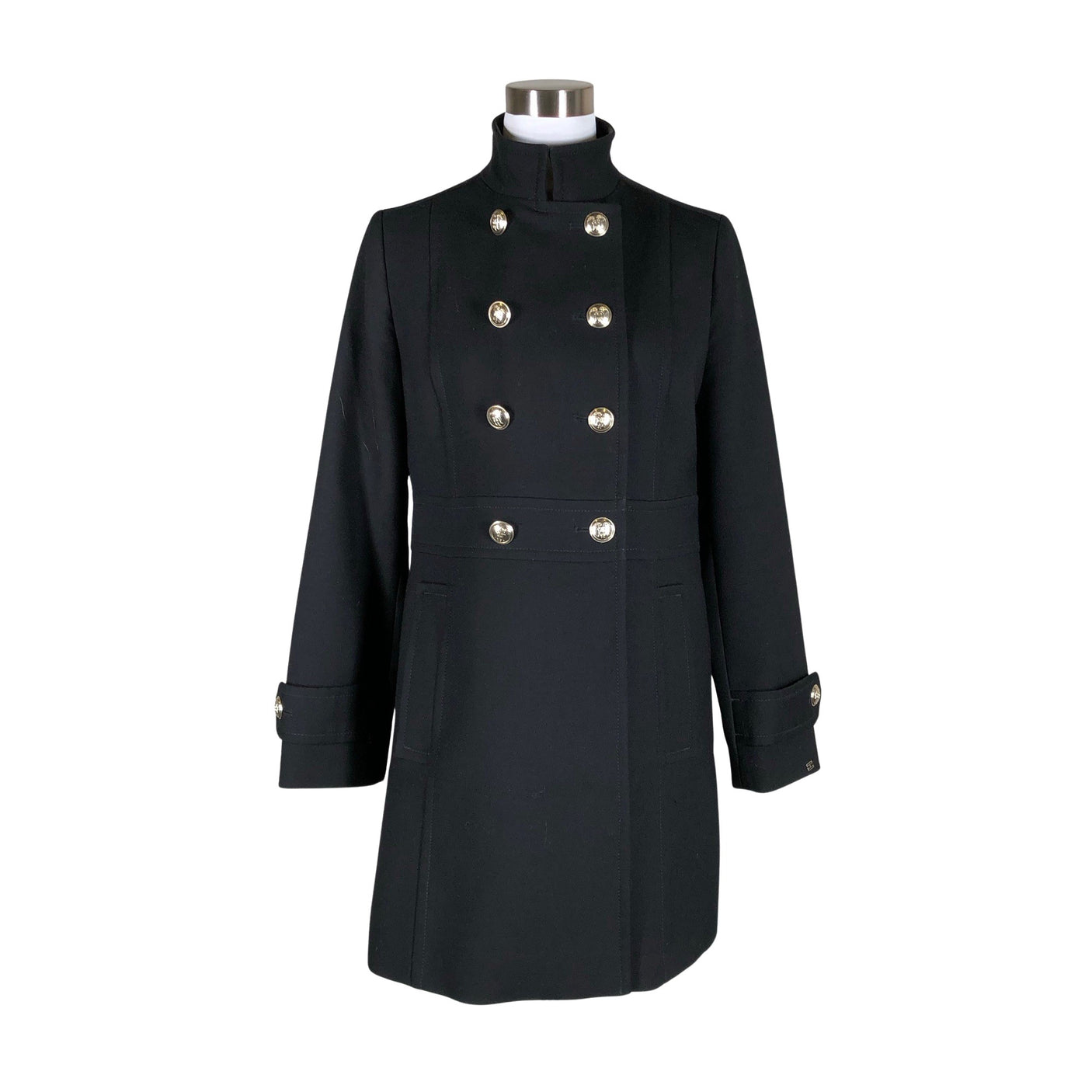 Unisex Tommy Hilfiger - Wool coat, size 38 - Black (1)