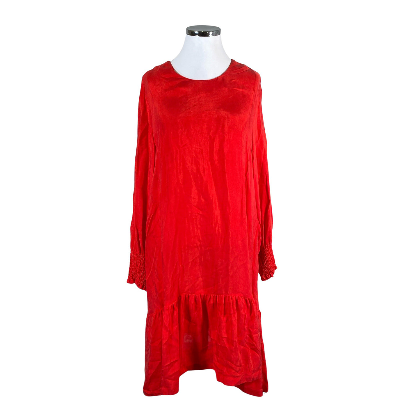 Unisex Aarikka - Schiffon dress, size 44 - Red (1)