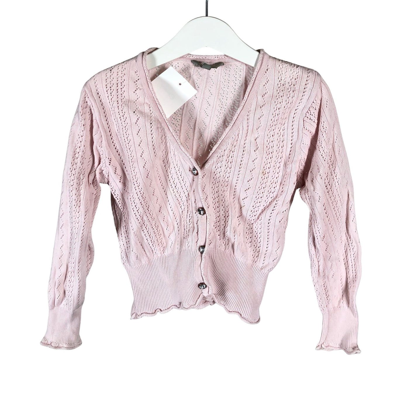 Unisex Lindex - Cardigan, size 104 - 110 - Light pink (1)