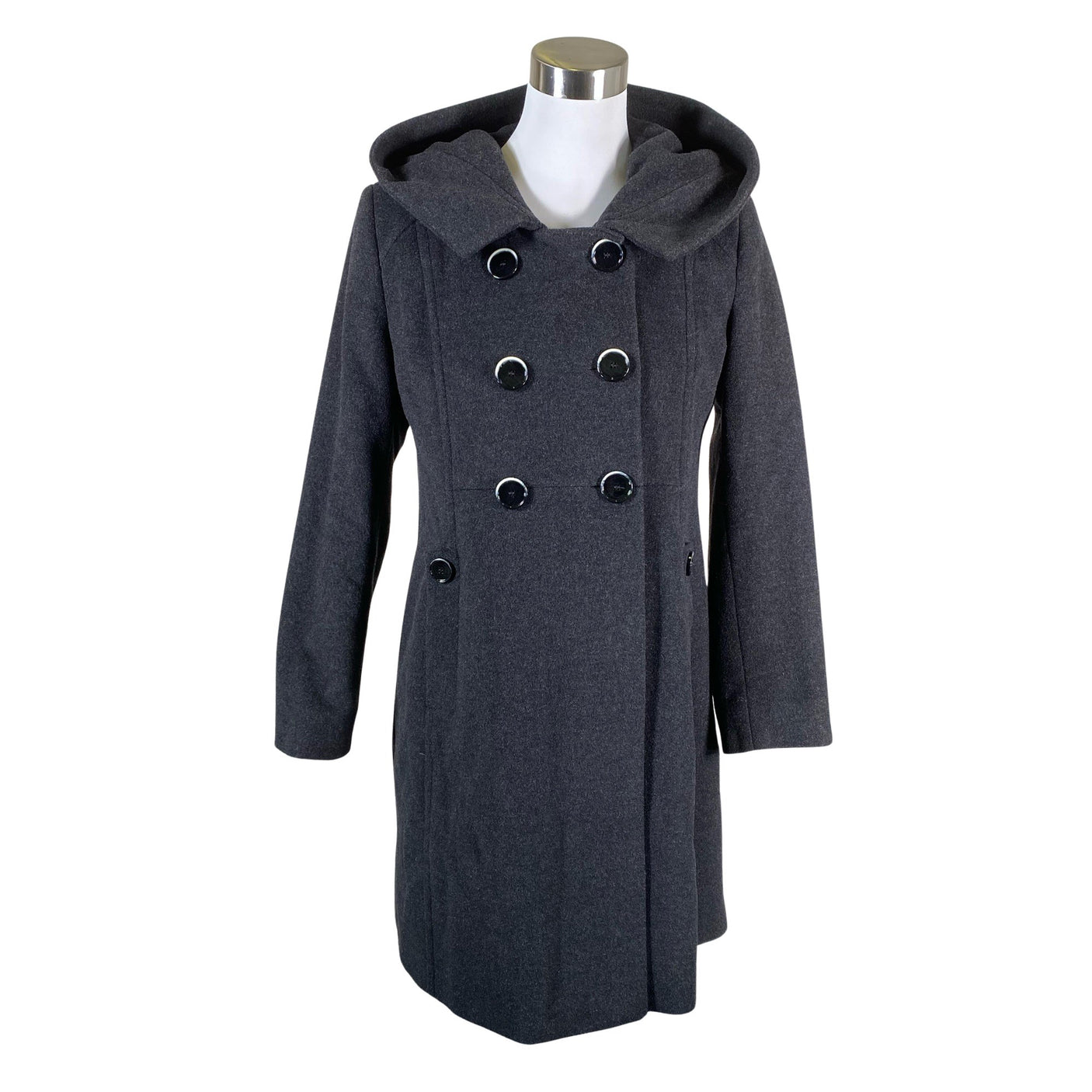 Unisex S.T.I - Wool coat, size 34 - Gray (1)
