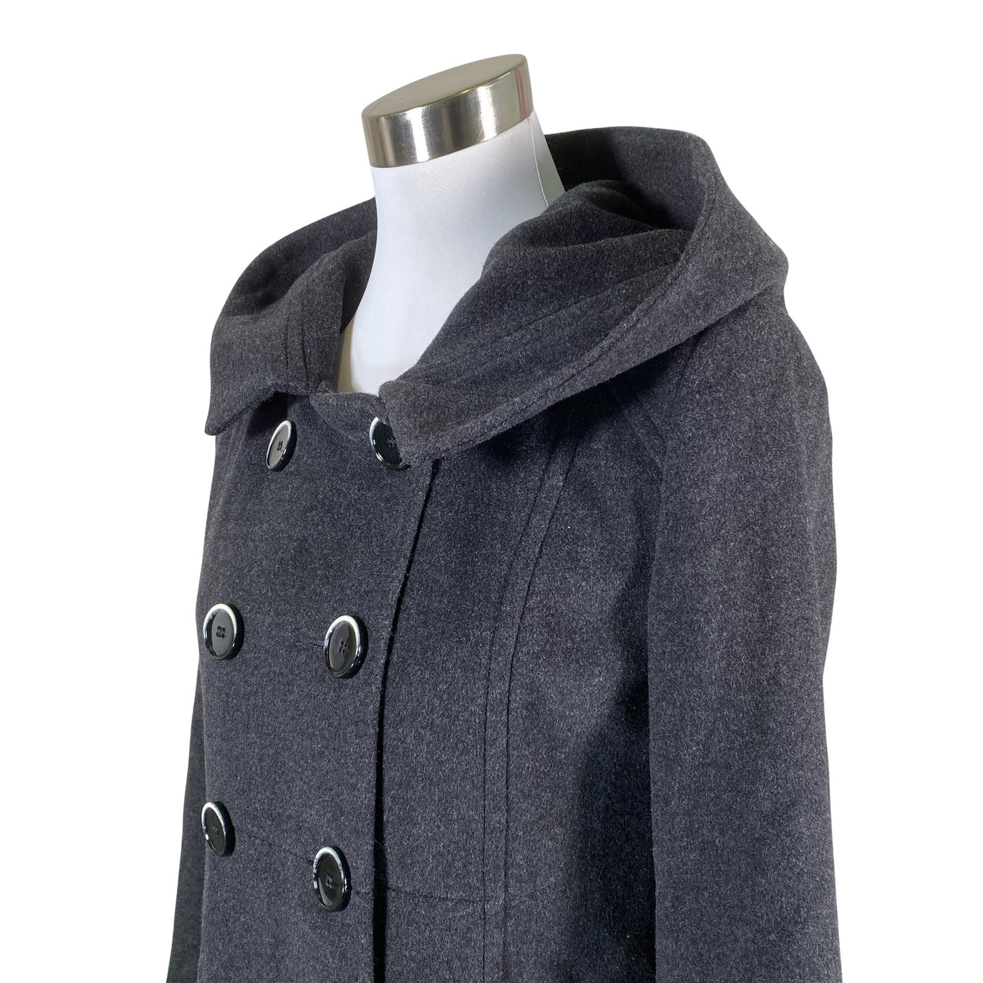 Unisex S.T.I - Wool coat, size 34 - Gray (2)