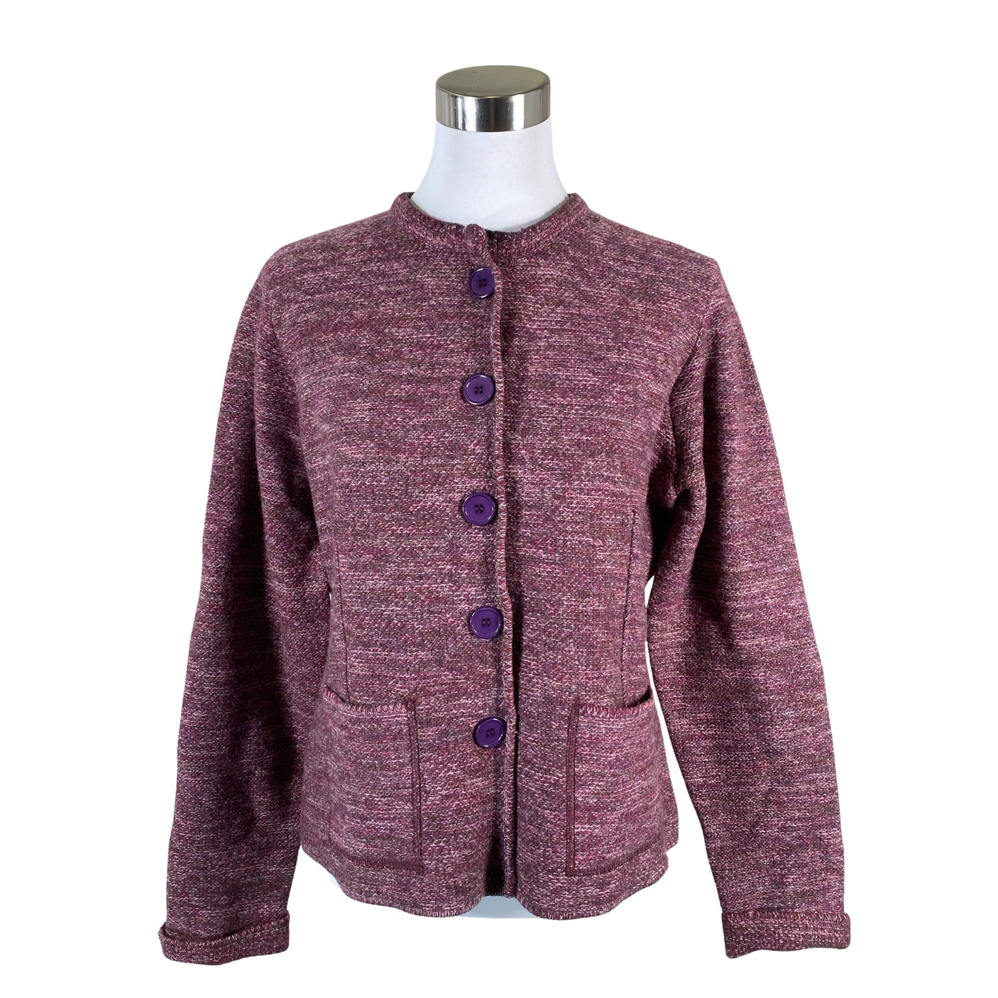 Unisex Mayerline - Cardigan, size 38 - Violet (1)
