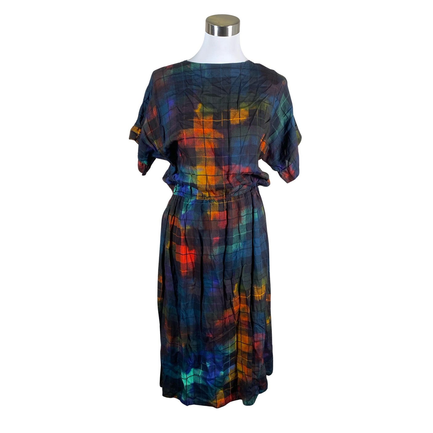 Unisex Handmade - Schiffon dress, size 38 - Black (1)