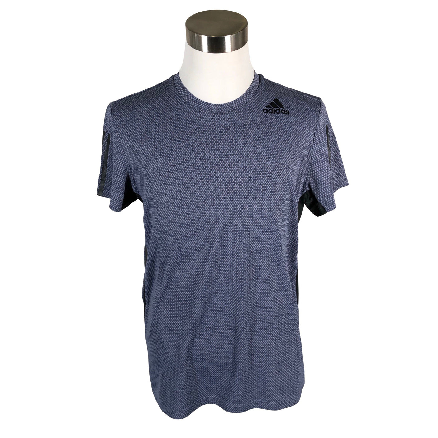 Unisex Adidas - Sports shirt, short sleeve, size L - Gray (1)