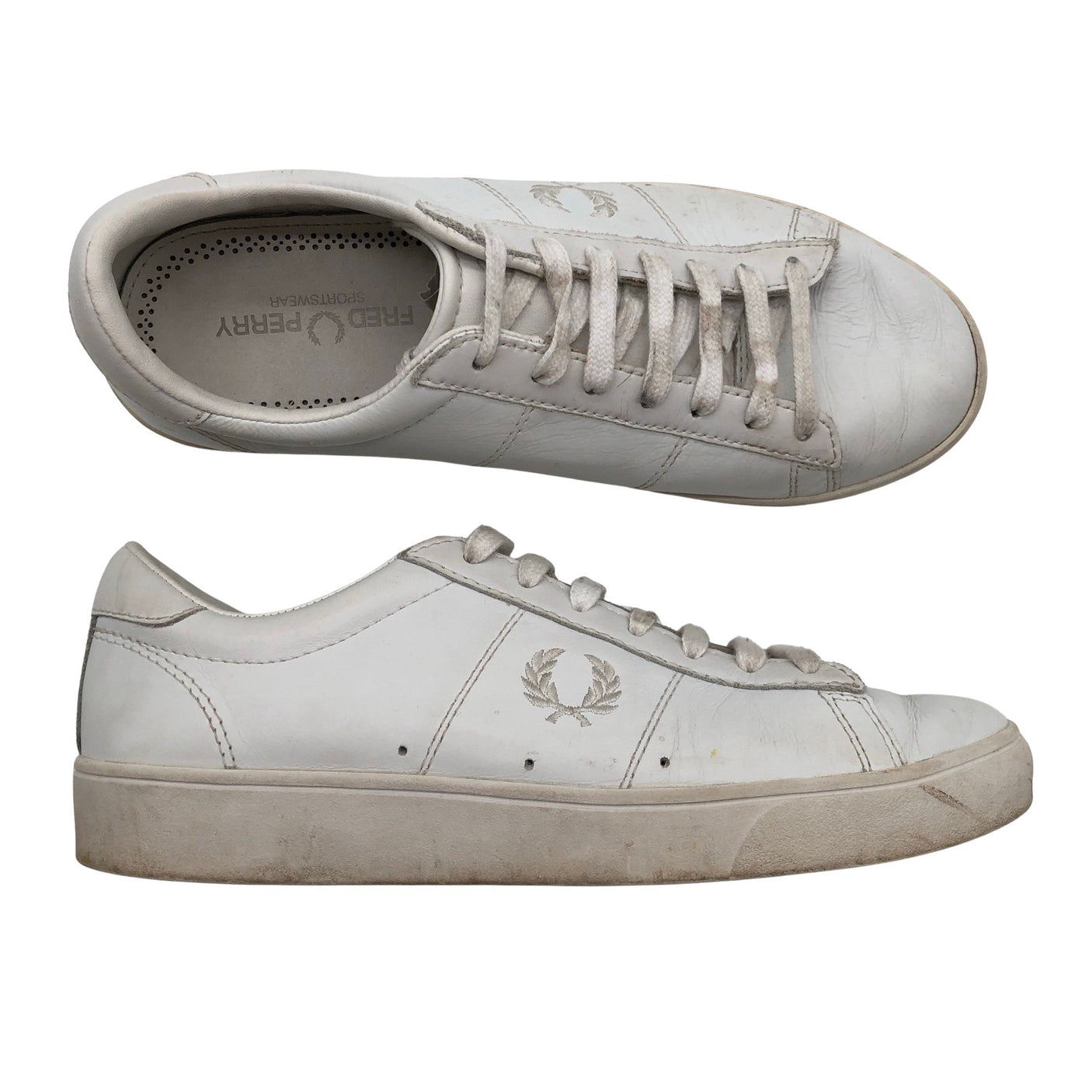 Unisex Fred Perry - Casual sneakers, size 37 - White (1)
