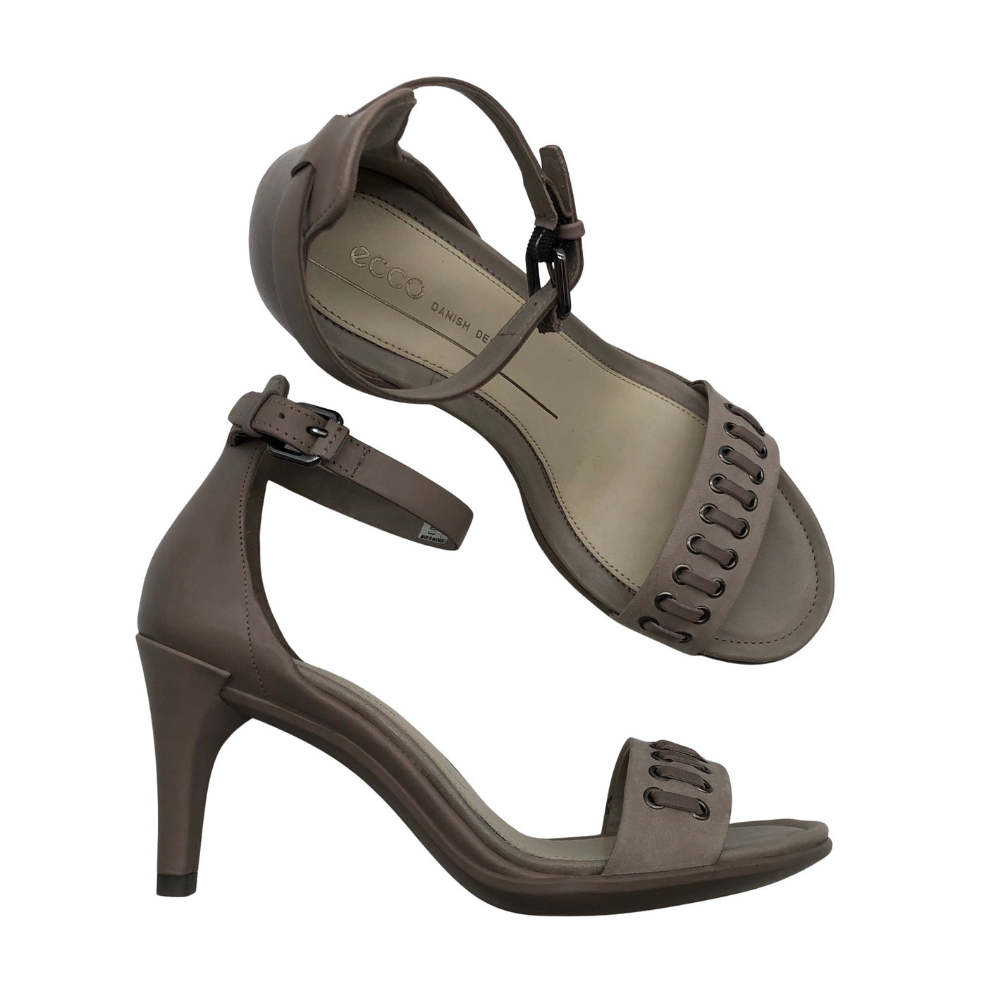 Unisex Ecco - Heeled sandals, size 36 - Gray (1)
