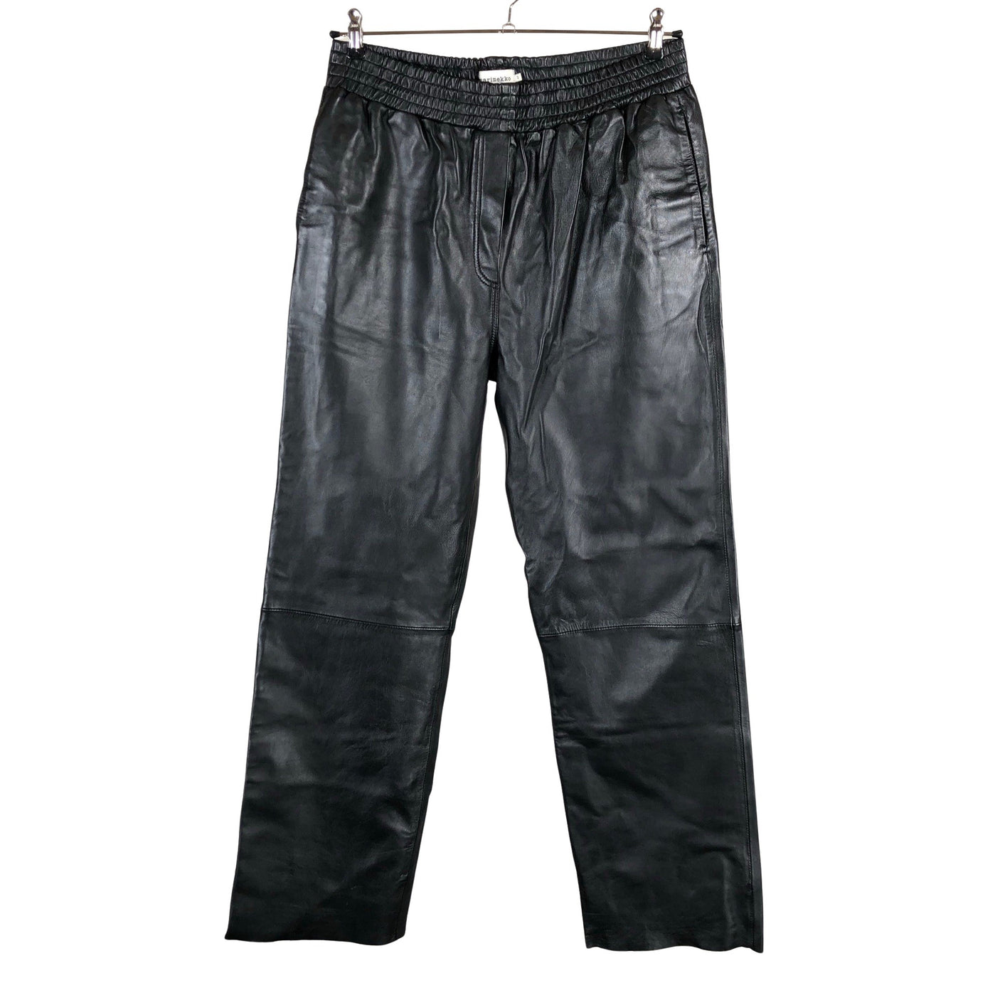Unisex Marimekko - Leather pants, size 42 - Black (1)