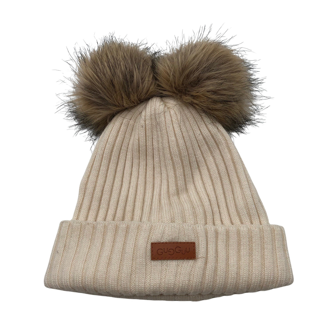 Unisex Gugguu - Winter beanie, size 50 - 52 cm - White (1)