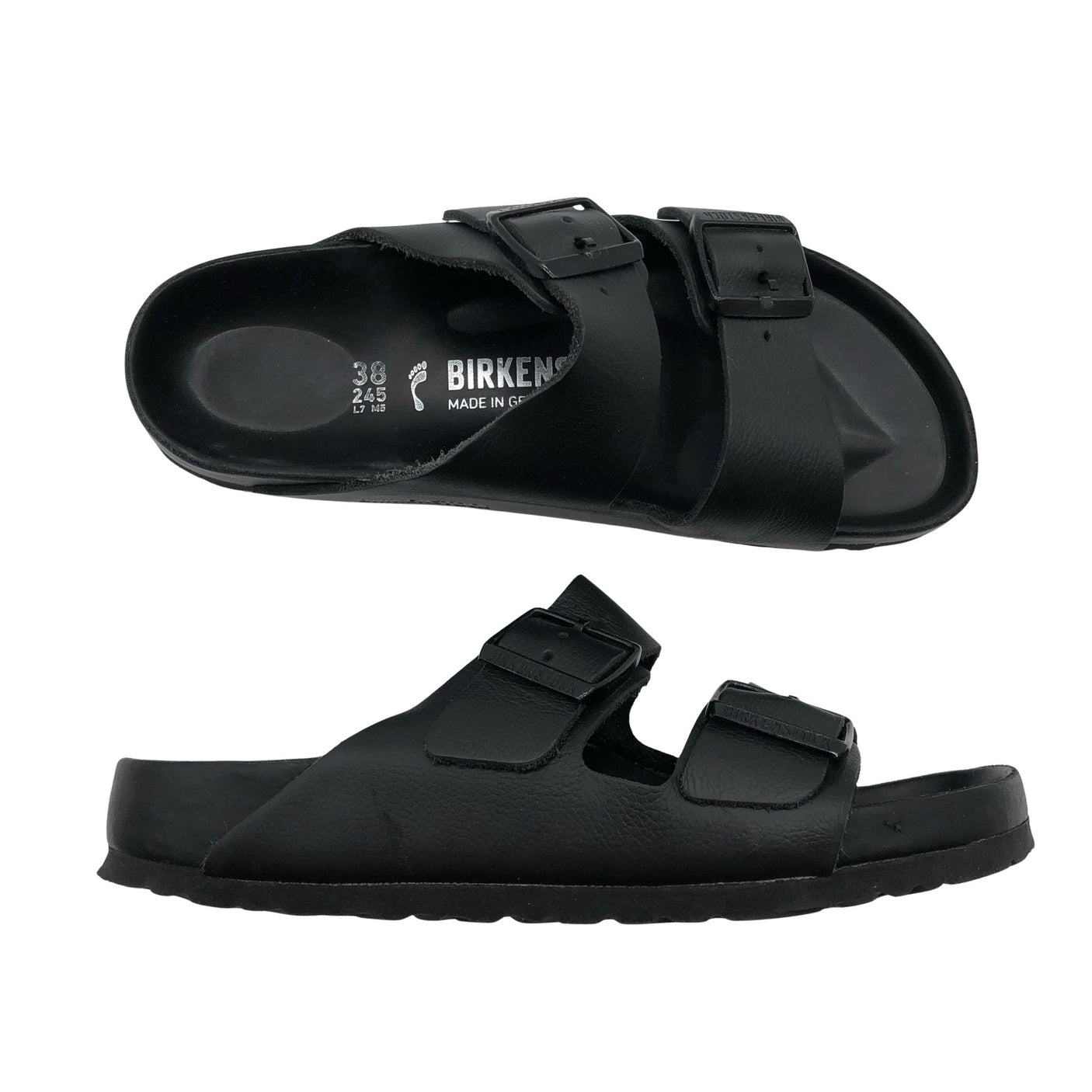 Unisex Birkenstock - Sandals, size 38 - Black (1)