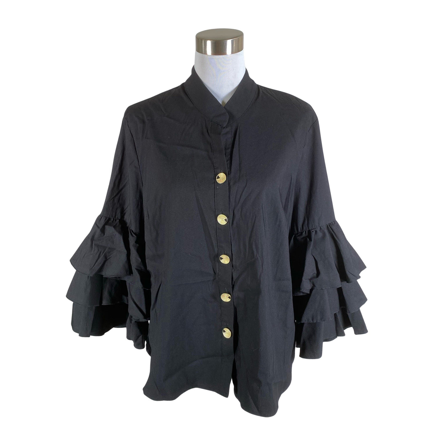 Unisex In Front - Blouse, size 40 - Black (1)
