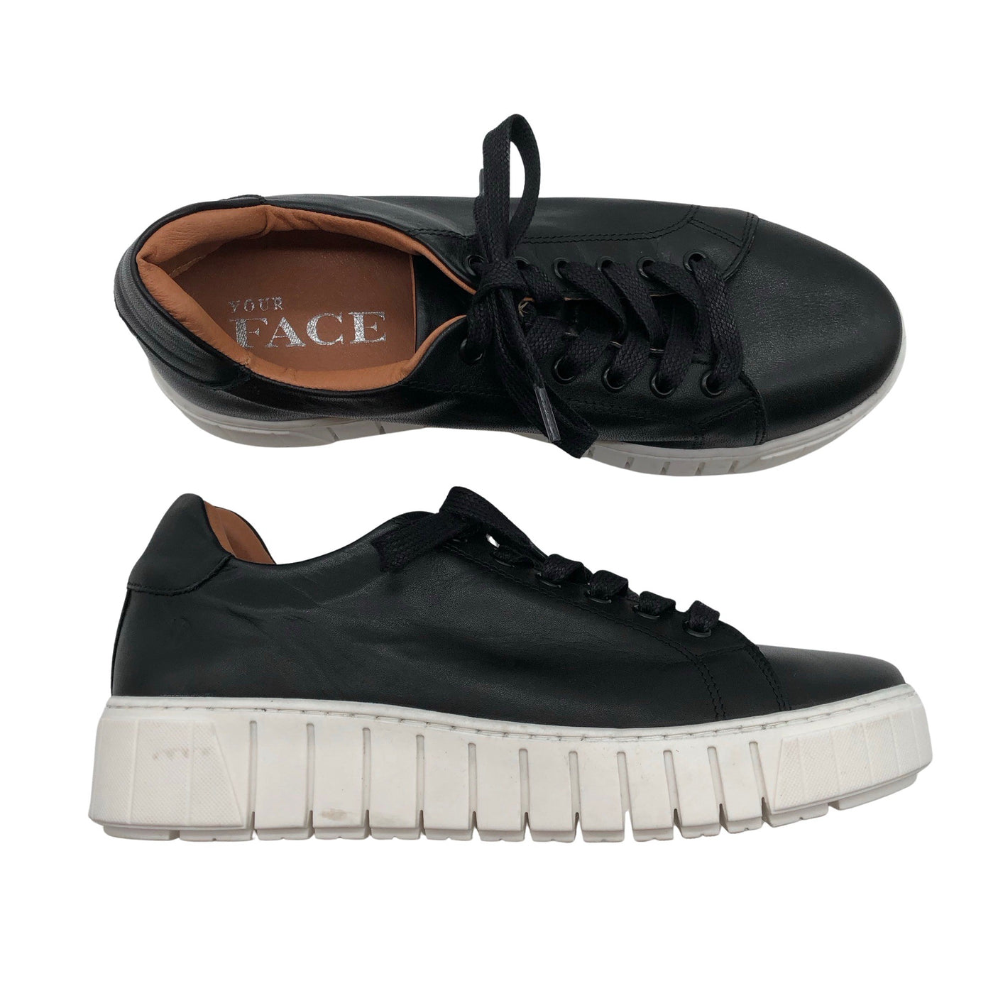 Unisex Your Face - Casual sneakers, size 39 - Black (1)