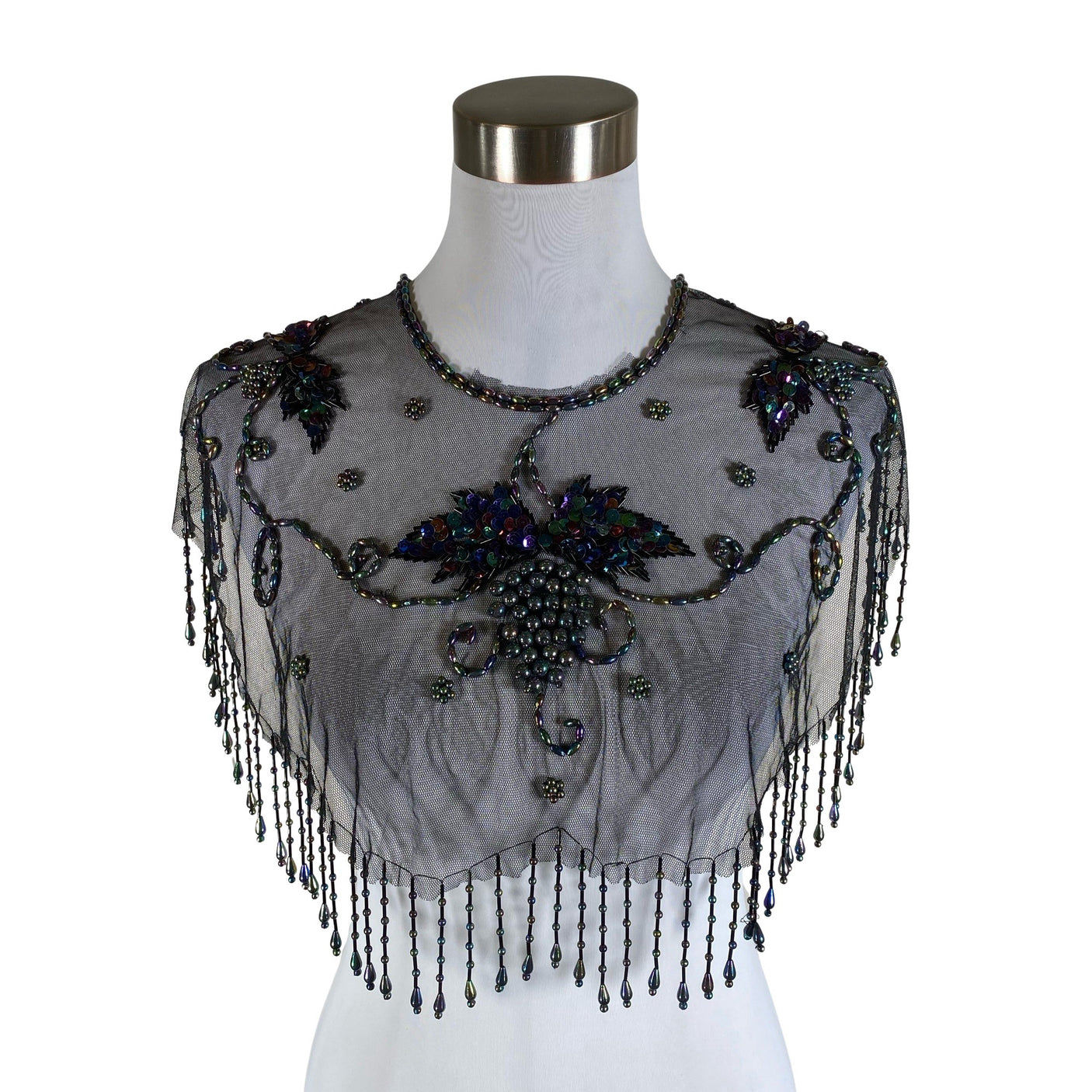 Unisex Handmade - Shawl, size Mini - Black (1)