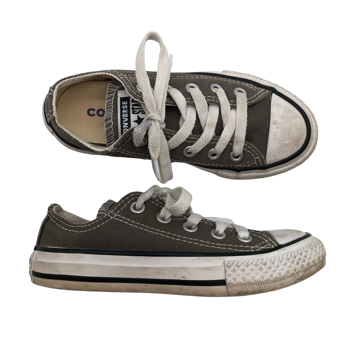 Unisex Converse - Casual sneakers, size 27 - Gray (1)