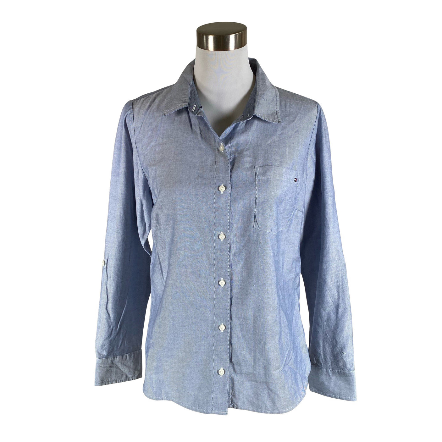 Unisex Tommy Hilfiger - Collared shirt, size 38 - Light blue (1)