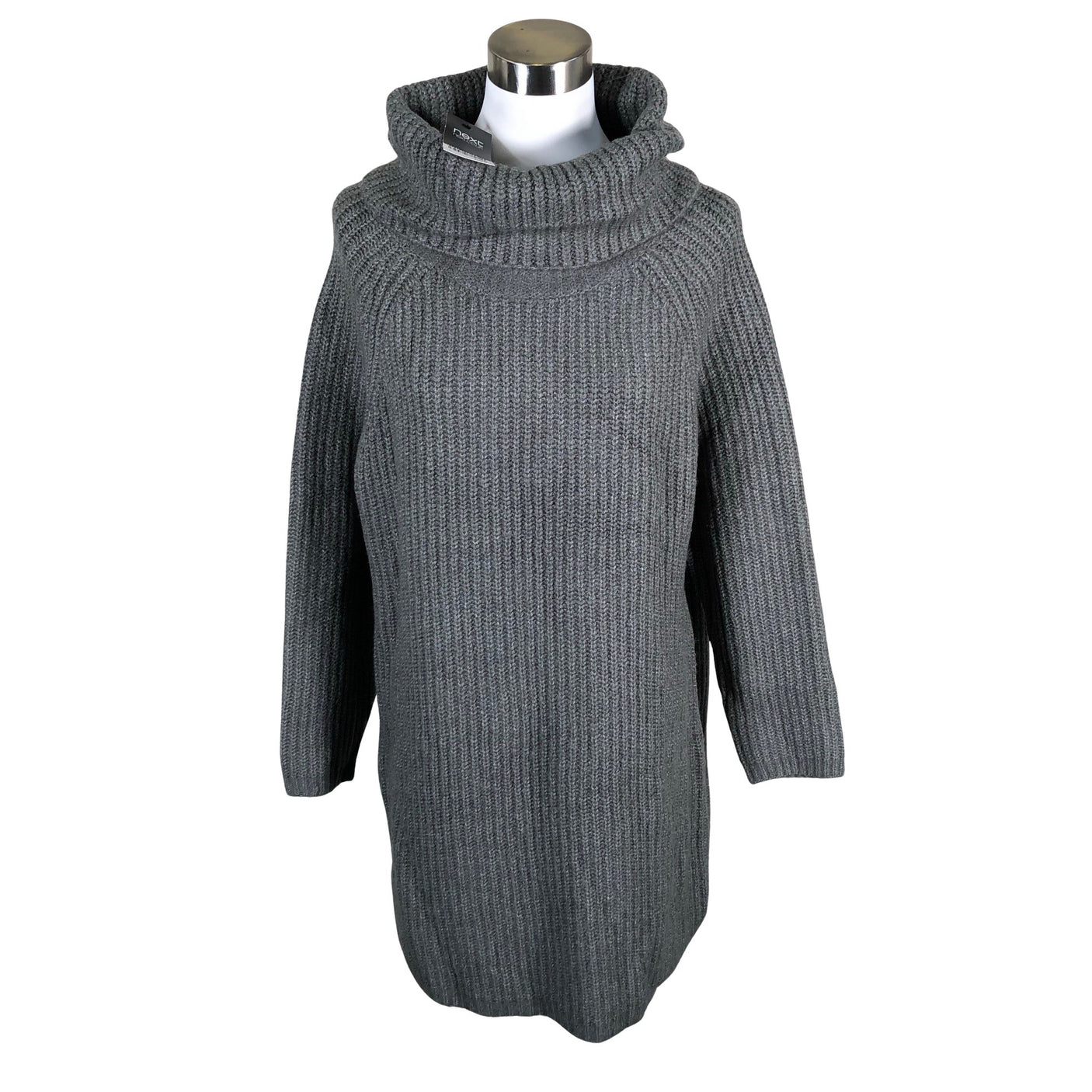 Unisex Next - Knit dress, size 40 - Gray (1)
