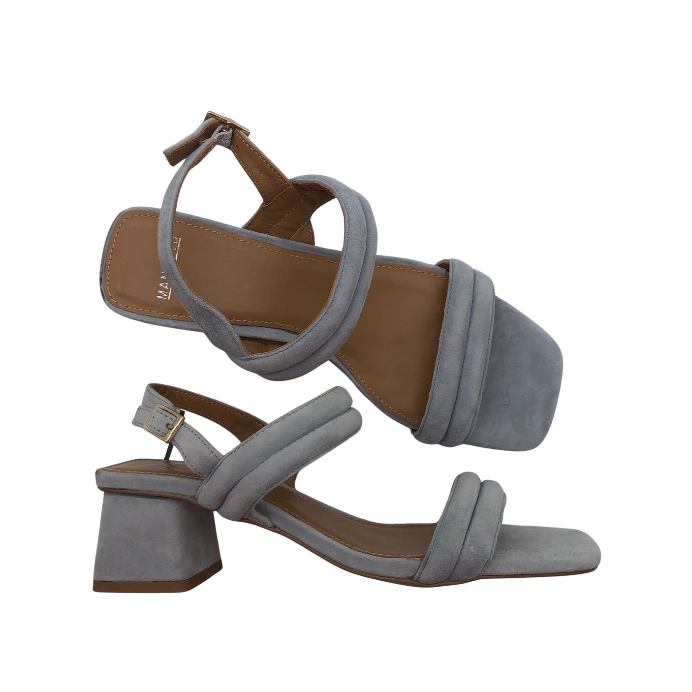 Unisex Mansfield - Heeled sandals, size 37 - Light blue (1)