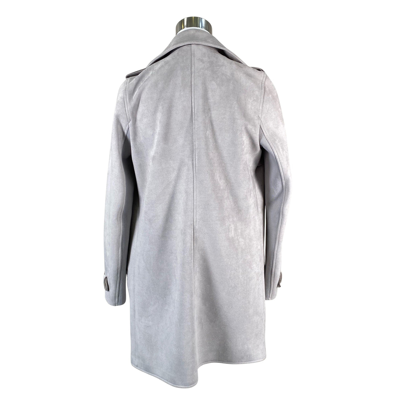 Unisex River Island - Leather jacket, size 36 - Gray (2)