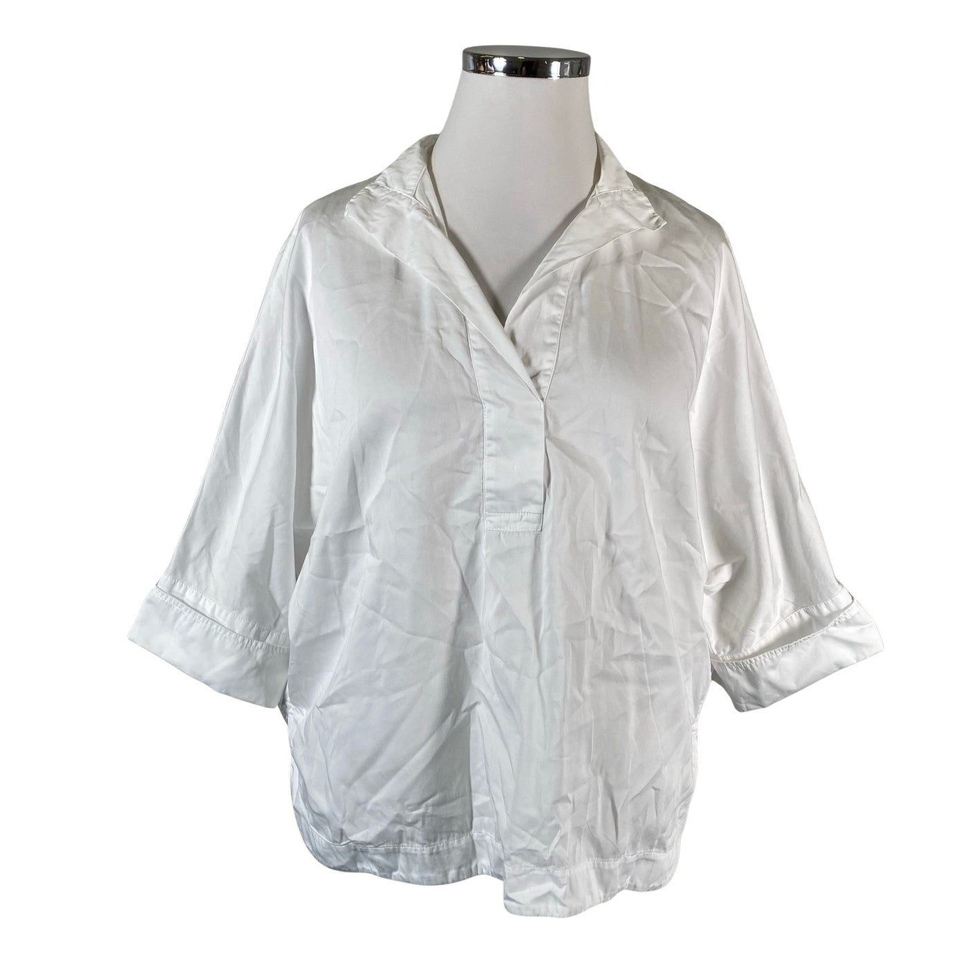 Unisex Gerry Weber - Short-sleeved blouse, size 40 - White (1)