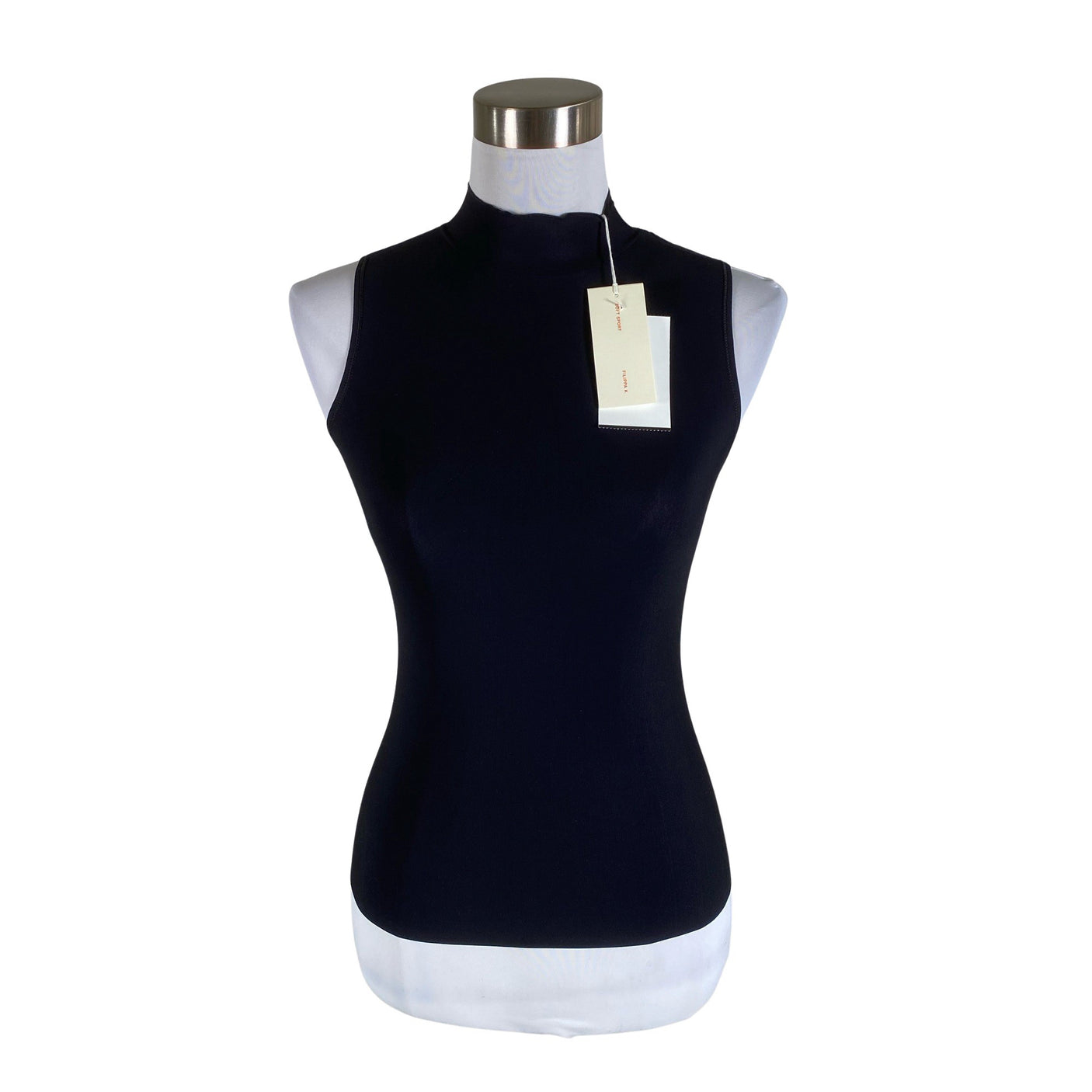 Unisex Filippa K. - Tricot tank top, size 34 - Black (1)