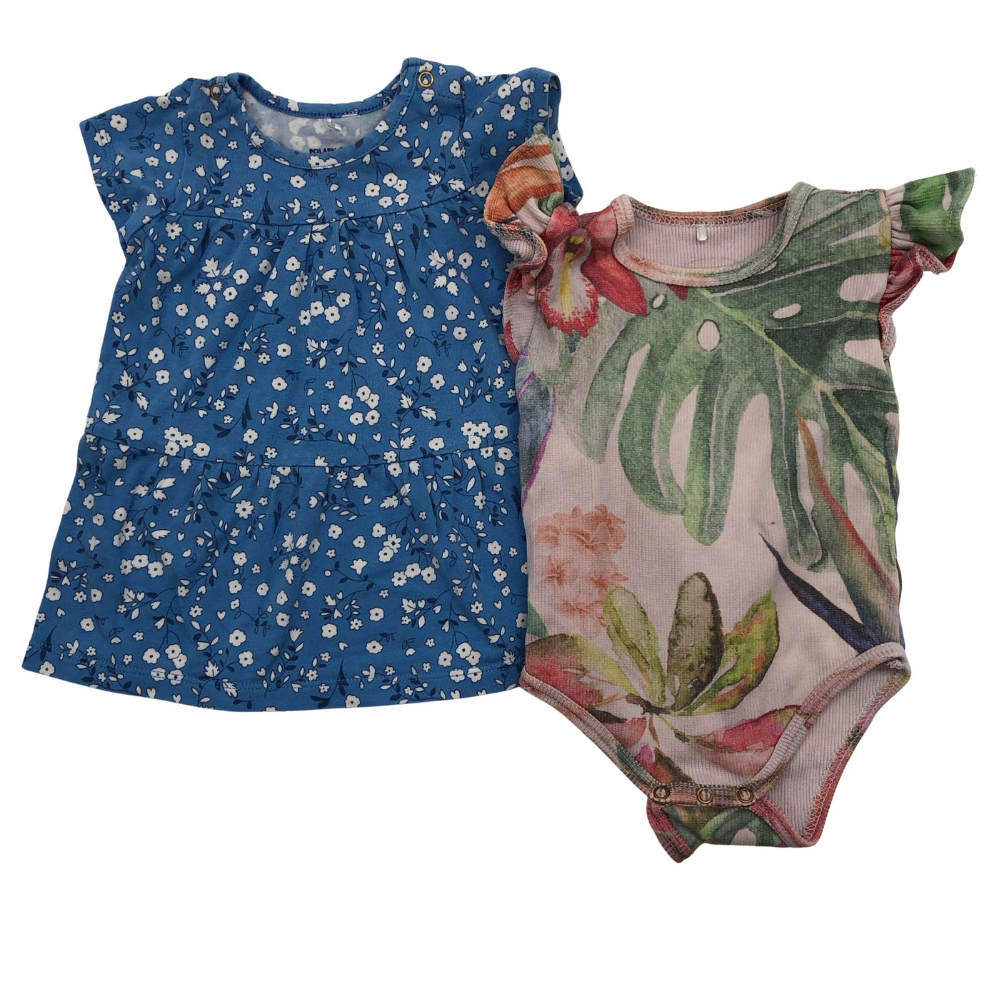 Unisex Polarn O. Pyret - Tricot dress, size 56 - 62 - Blue (1)