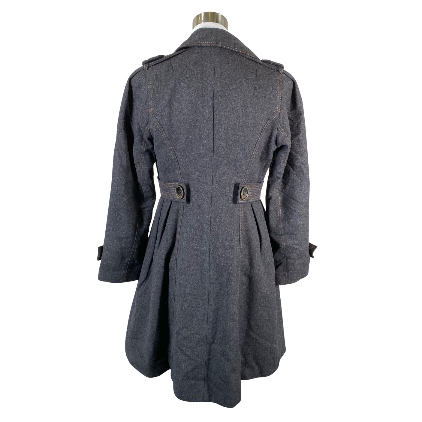 Unisex MasCara - Wool coat, size 36 - Gray (3)