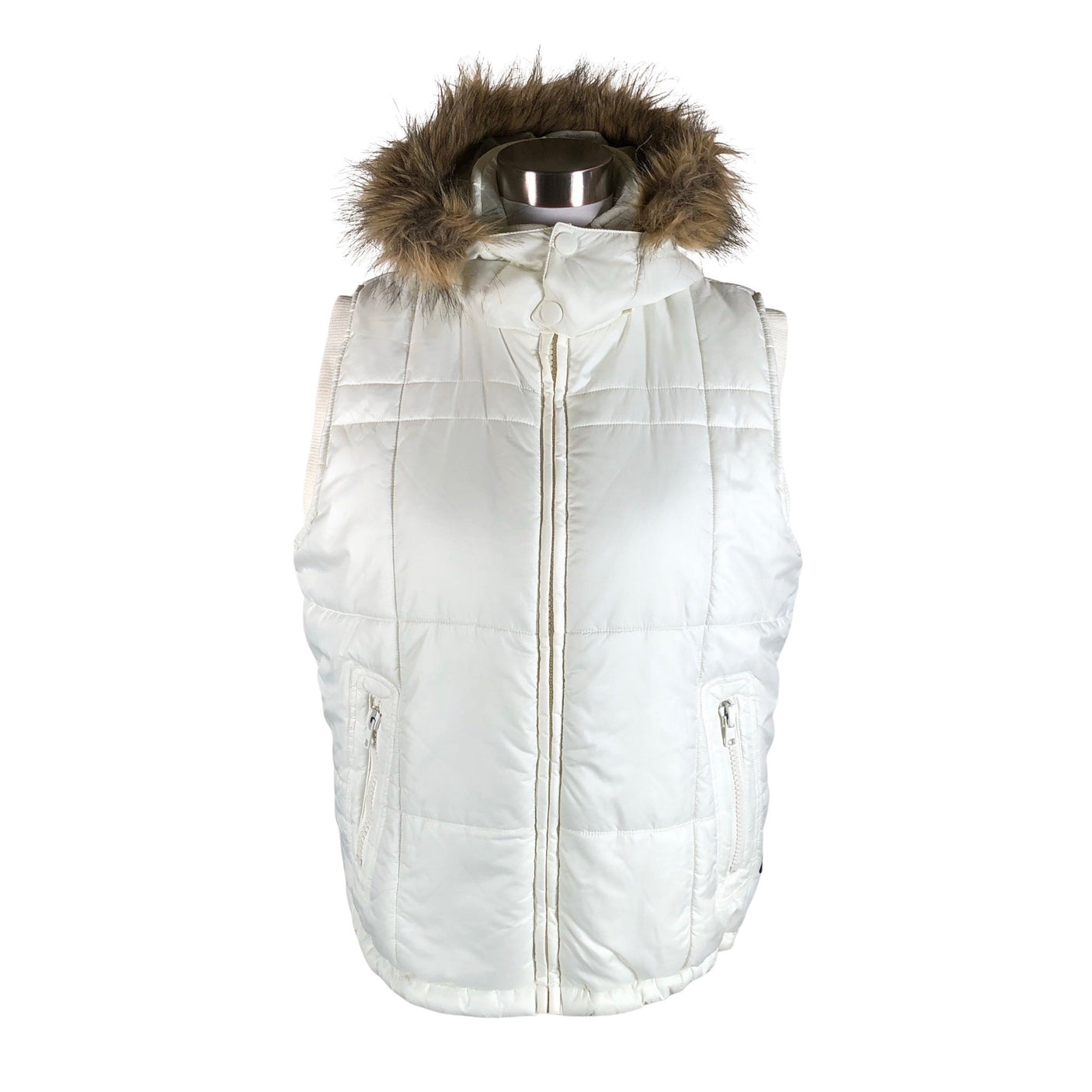 Unisex Blend - Winter vest, size 38 - Natural white (1)
