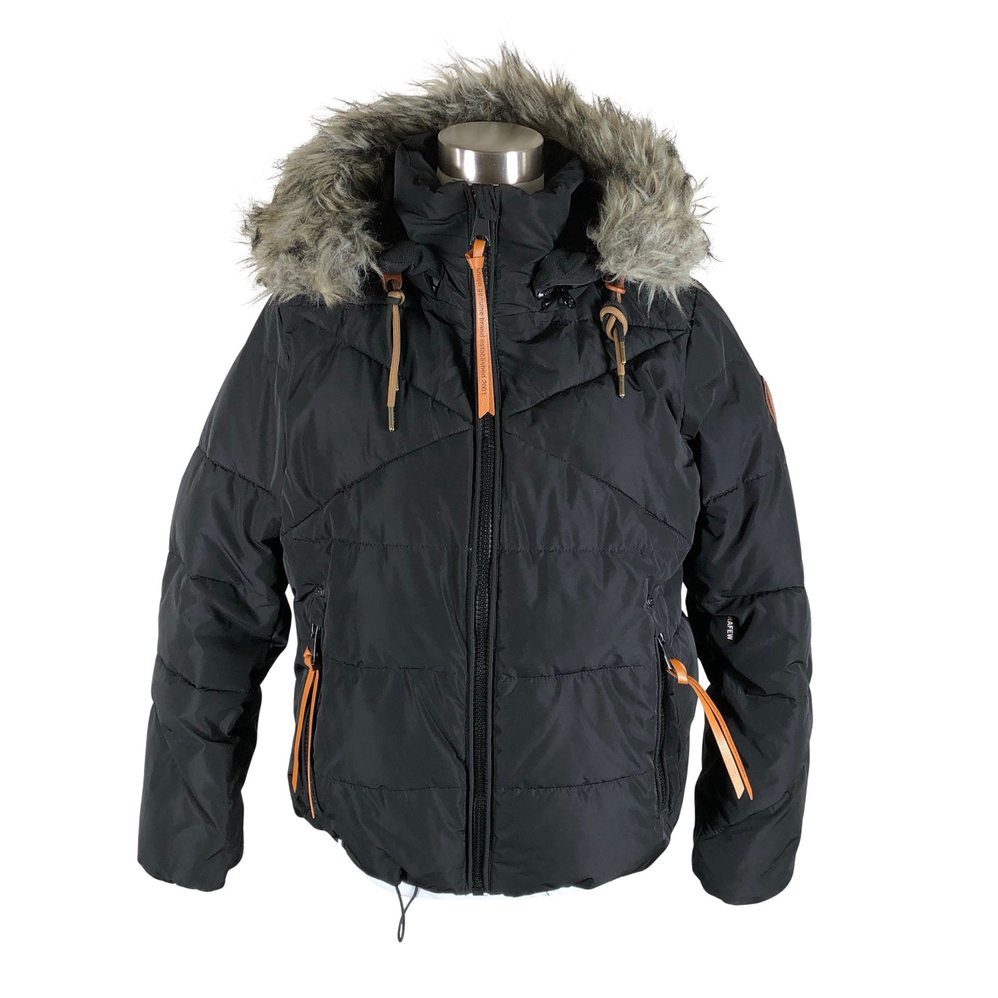 Unisex Khujo - Winter jacket, size 38 - Black (1)