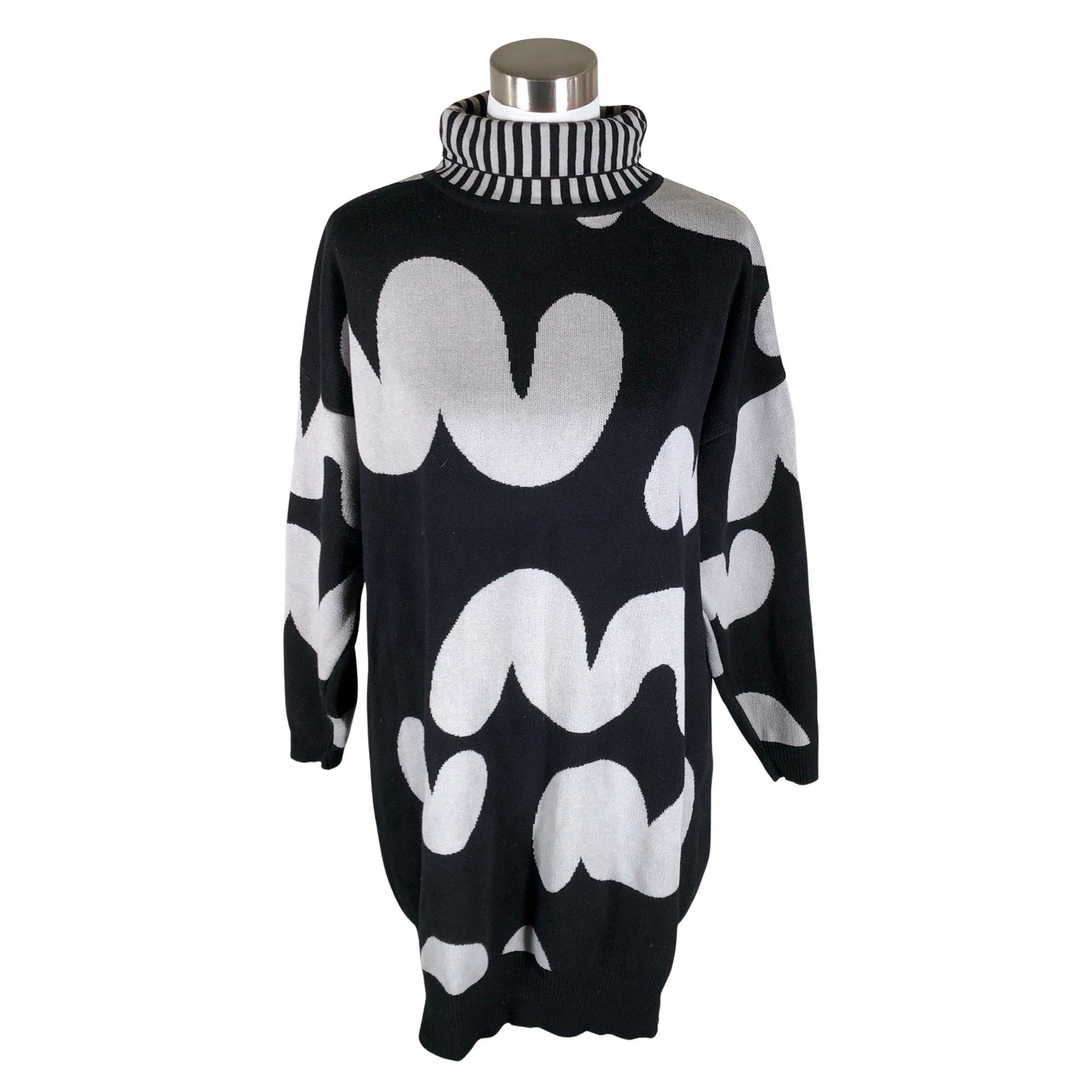 Unisex Papu - Knit dress, size 38 - Black (1)