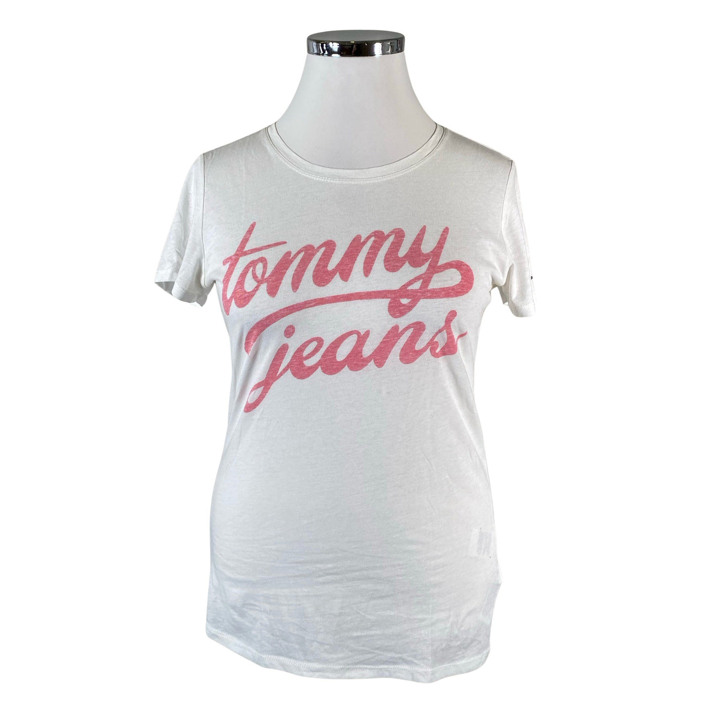 Unisex Tommy Jeans (Tommy Hilfiger) - T-shirt, size 42 - White (1)