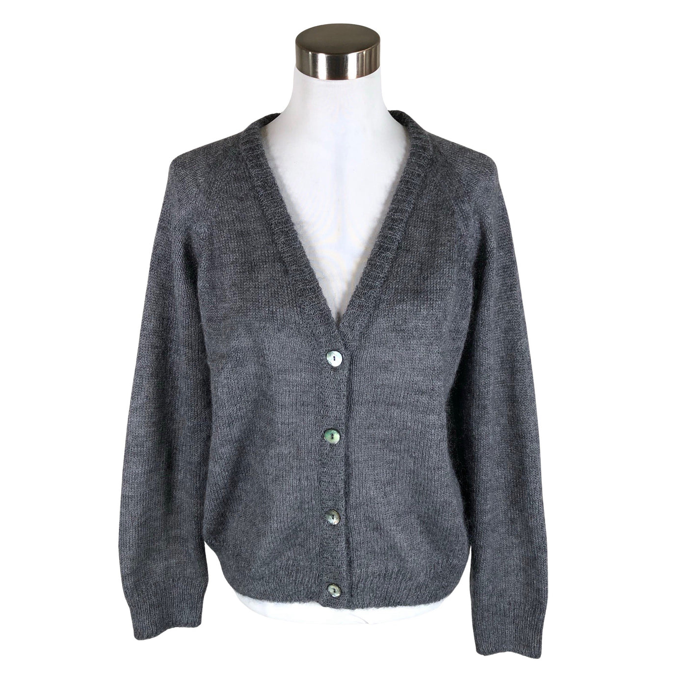 Unisex Maska - Cardigan, size 36 - Gray (1)