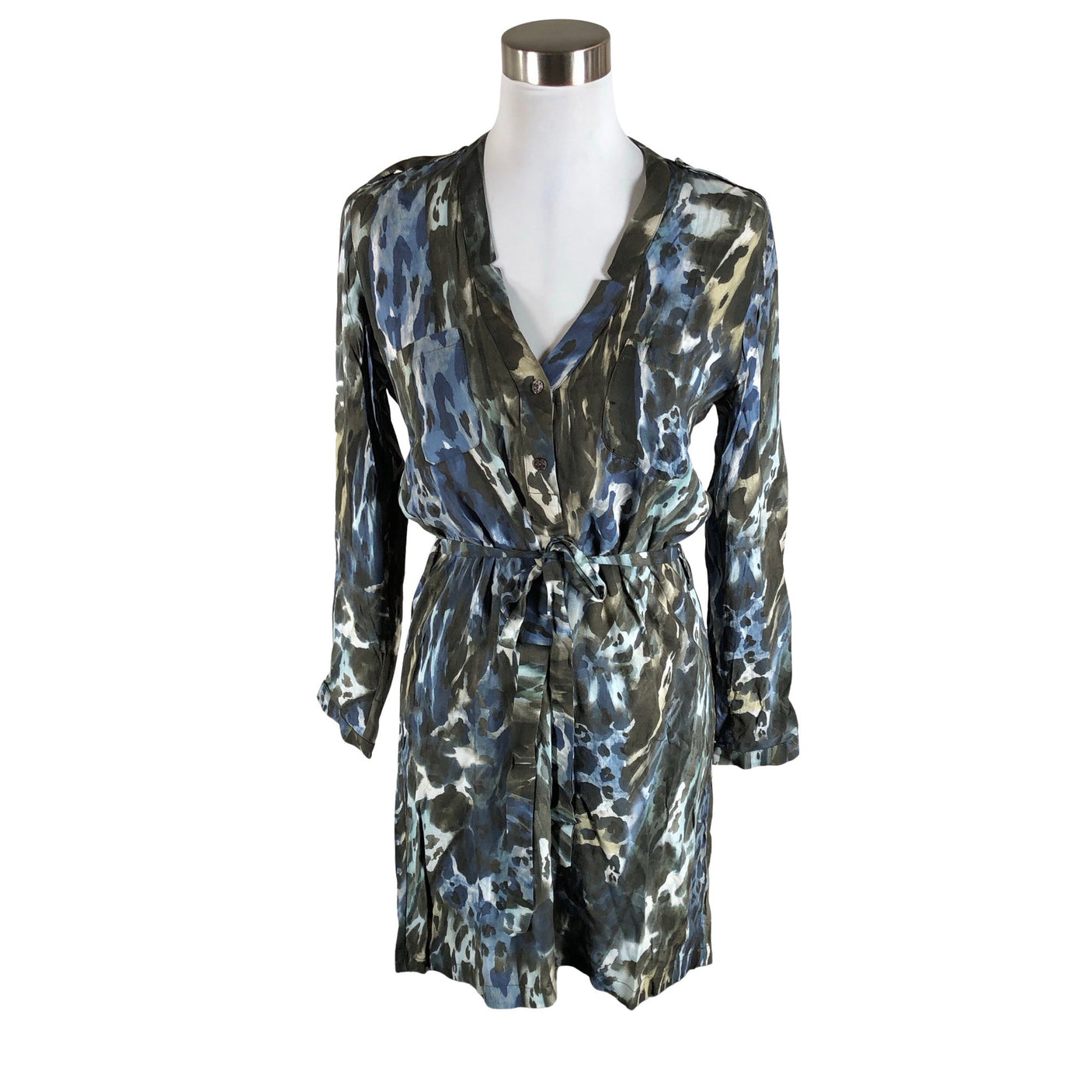 Unisex Point Virgule - Schiffon tunic, size 38 - Blue (1)