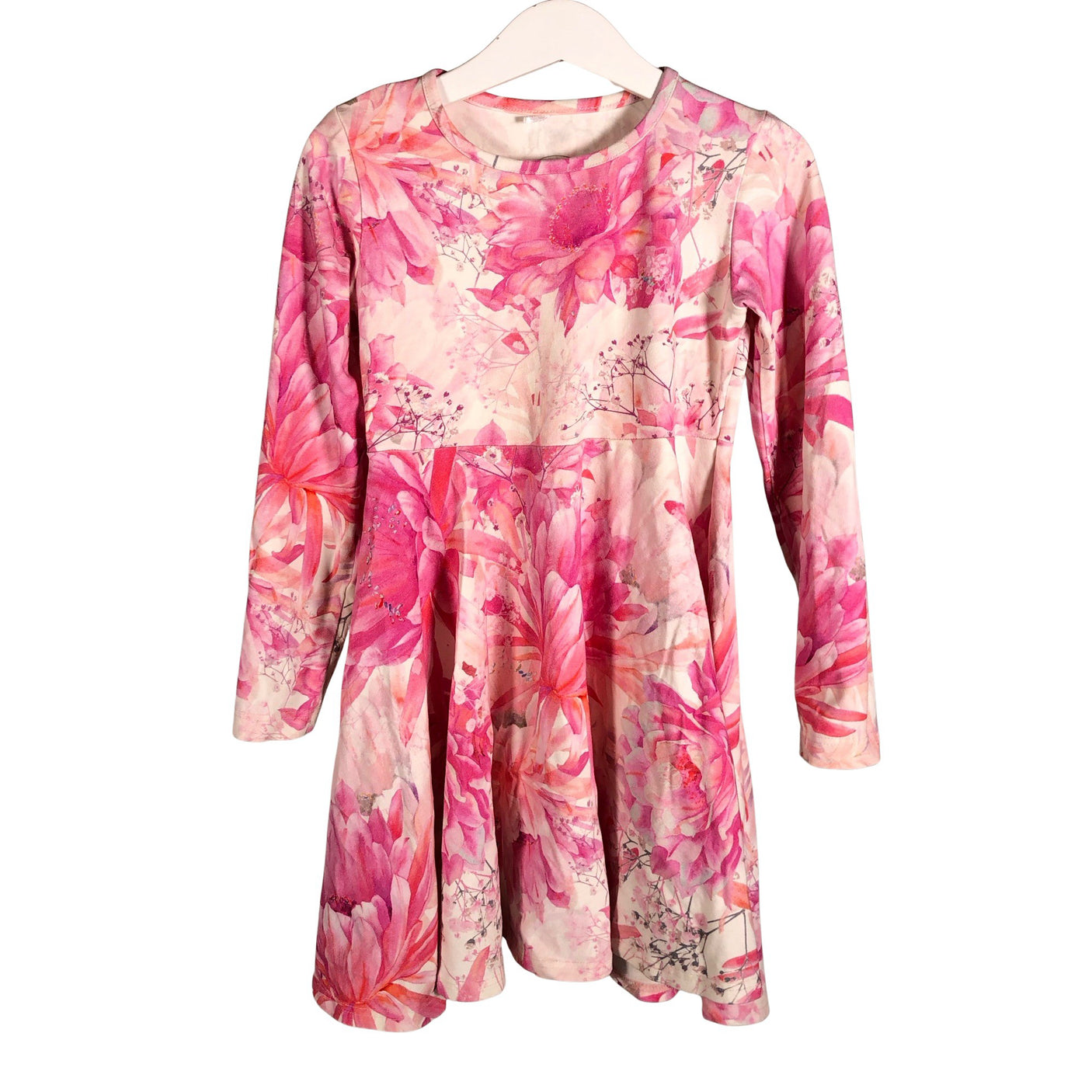 Unisex Metsola - Tricot dress, size 122 - 128 - Pink (1)