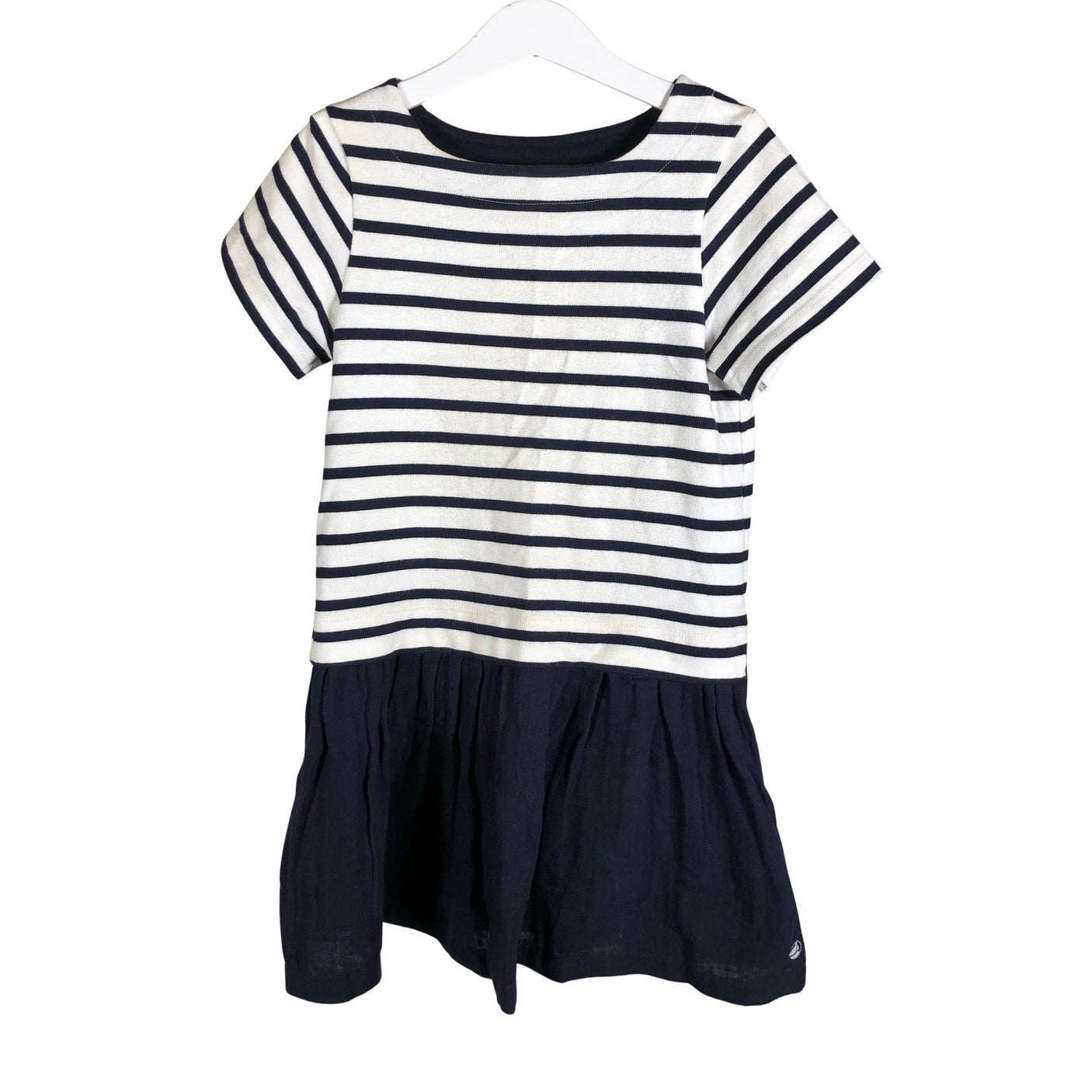 Unisex Petit Bateau - Dress, size 122 - 128 - Blue (1)
