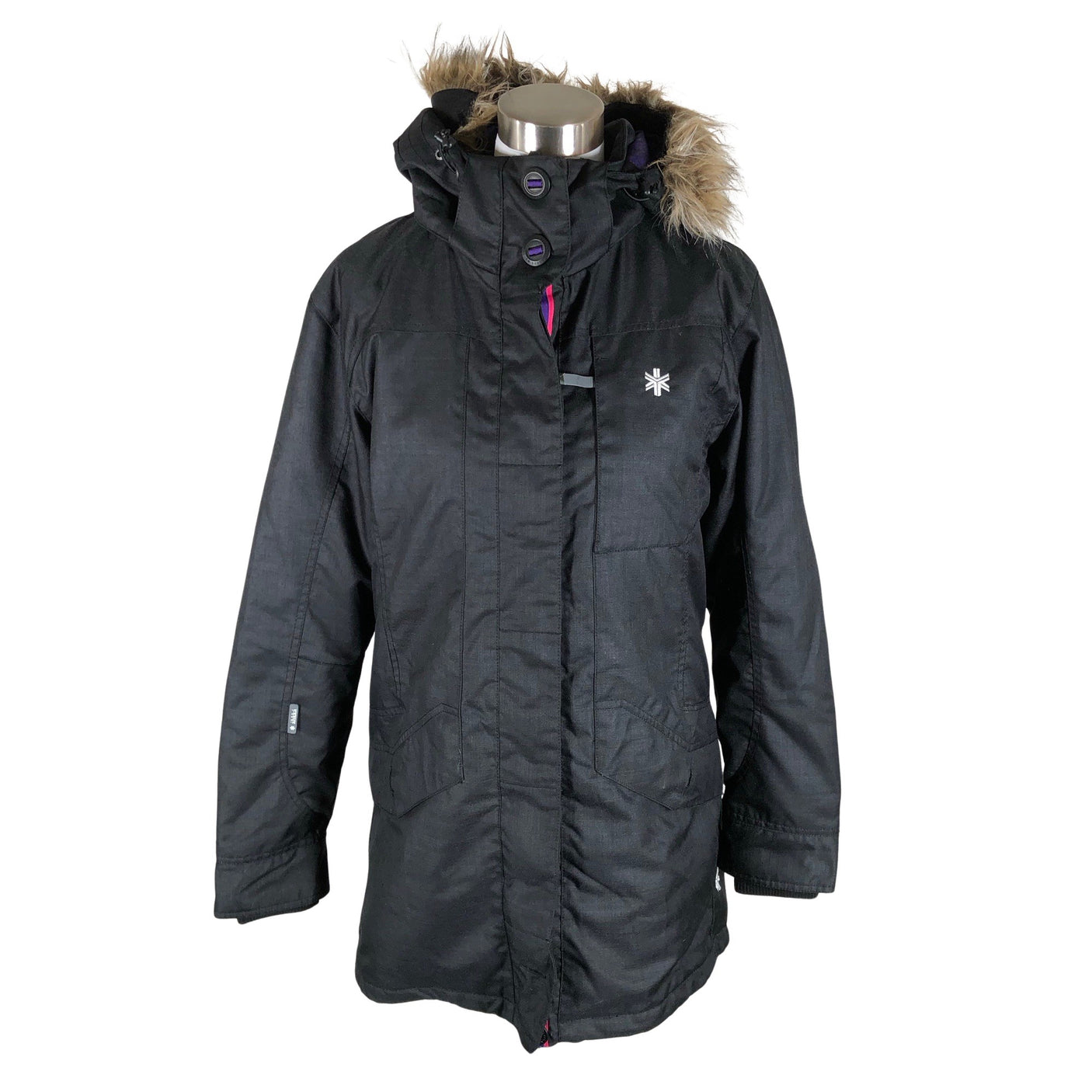 Unisex Áhkká - Winter jacket, size 38 - Black (1)