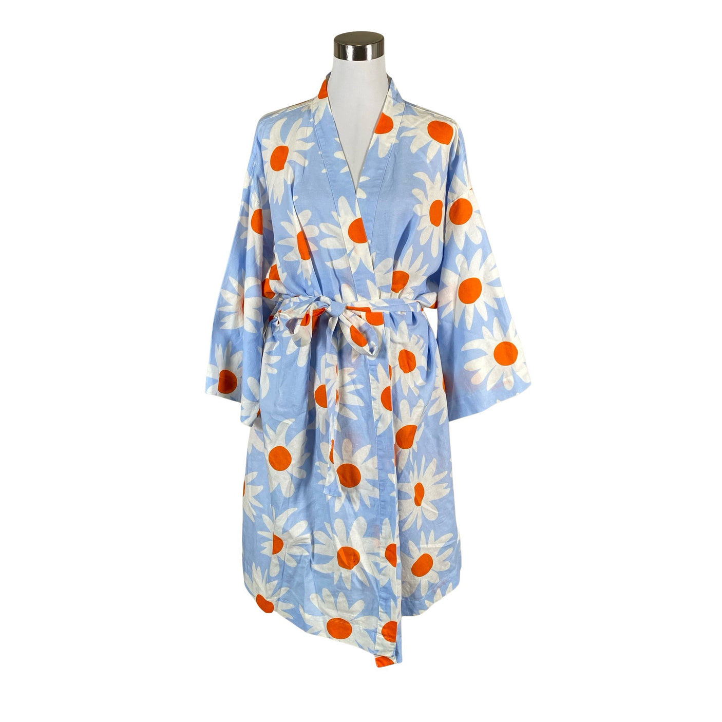 Unisex Marimekko - Dressing gown, size 40 - Light blue (1)