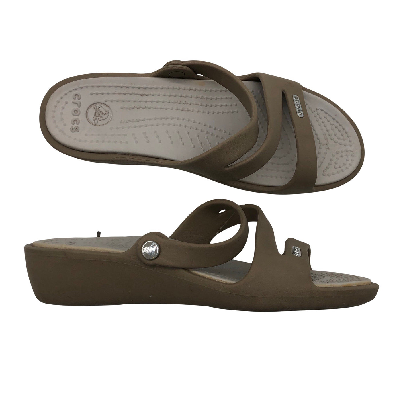 Unisex Crocs - Beach sandals, size 38 - Beige (1)