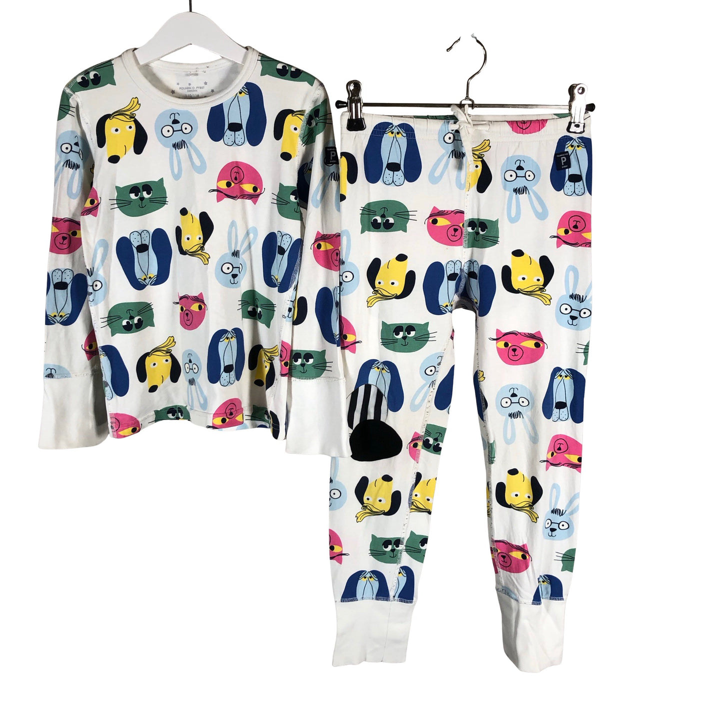 Unisex Polarn O. Pyret - Nightwear, size 110 - 116 - White (1)