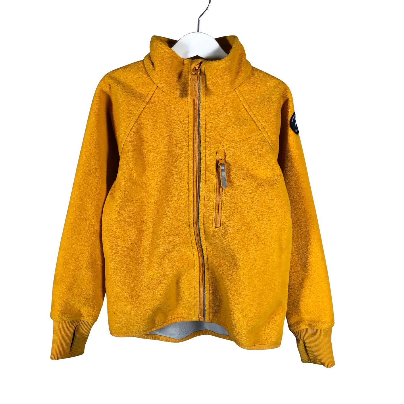Unisex Polarn O. Pyret - Windfleece jacket, size 116 - 122 - Yellow (1)