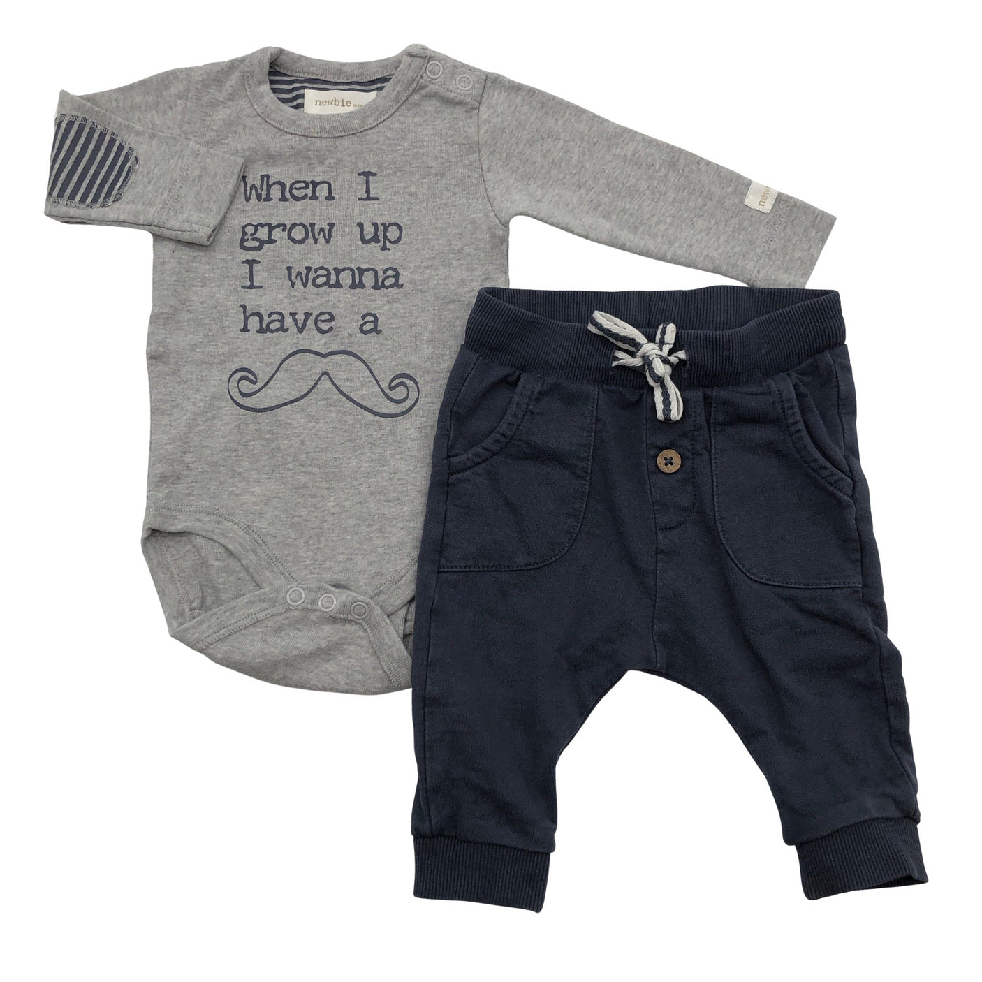 Unisex Newbie - Sweatpants, size 50 - 56 - Blue (1)