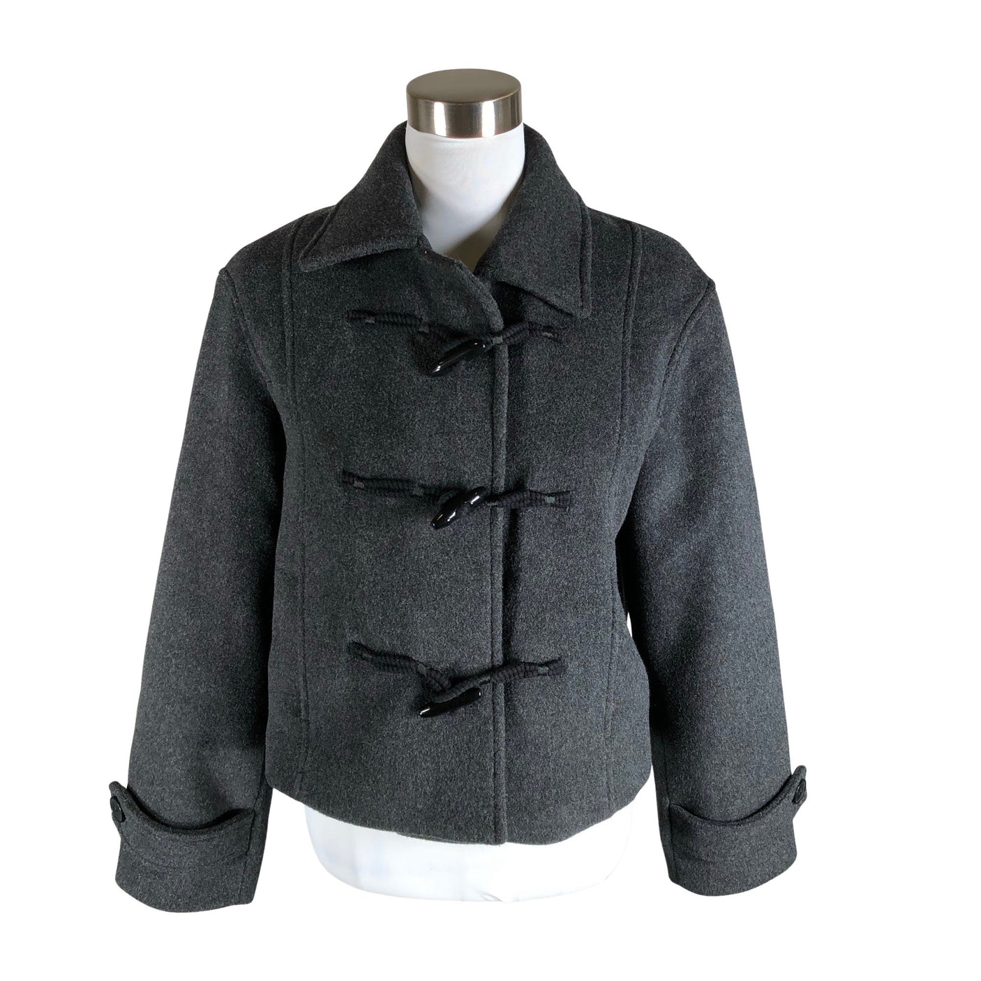 Unisex Massimo Dutti - Wool coat, size 36 - Gray (1)